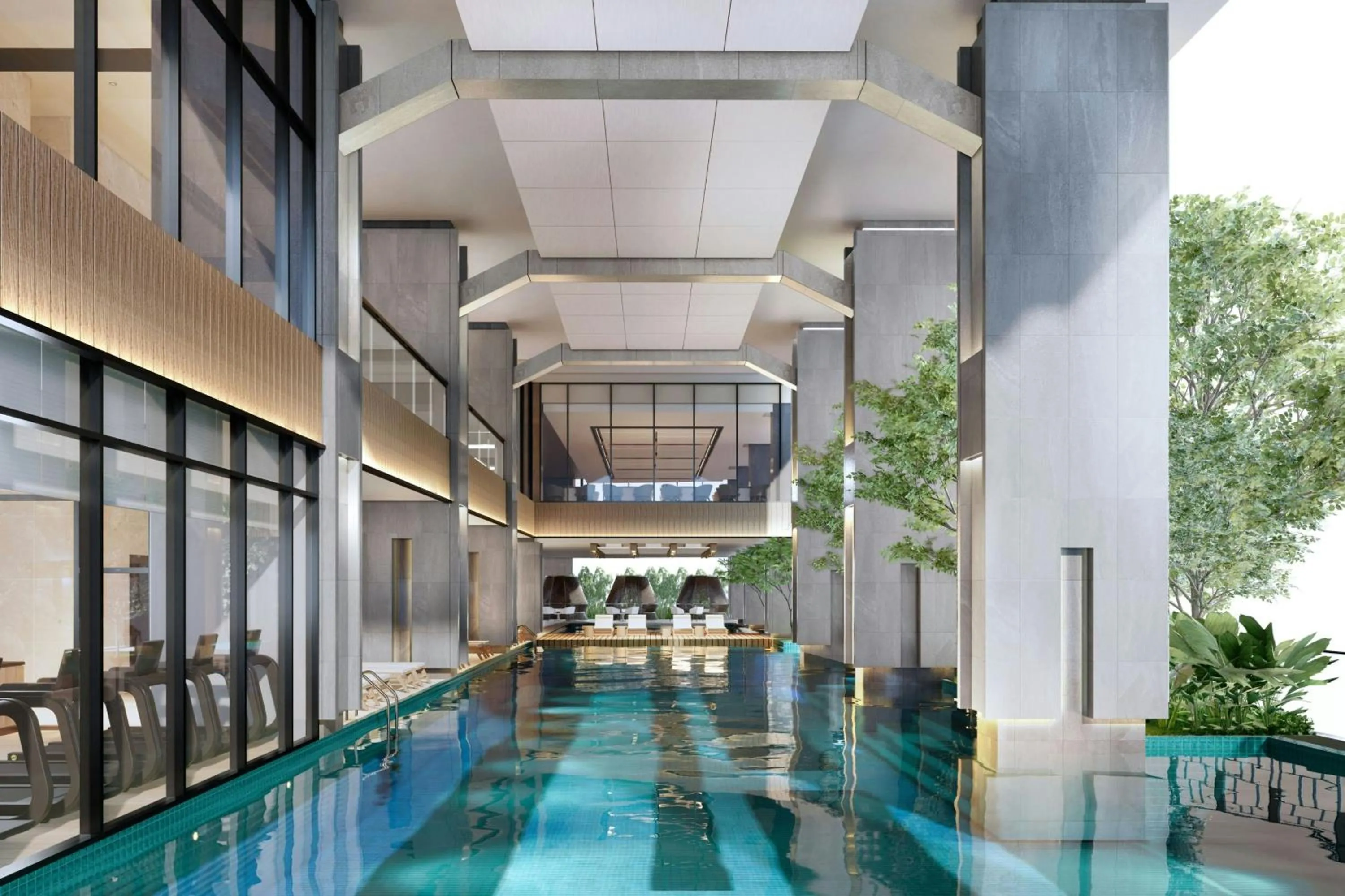Swimming pool in Marriott Executive Apartments Kuala Lumpur