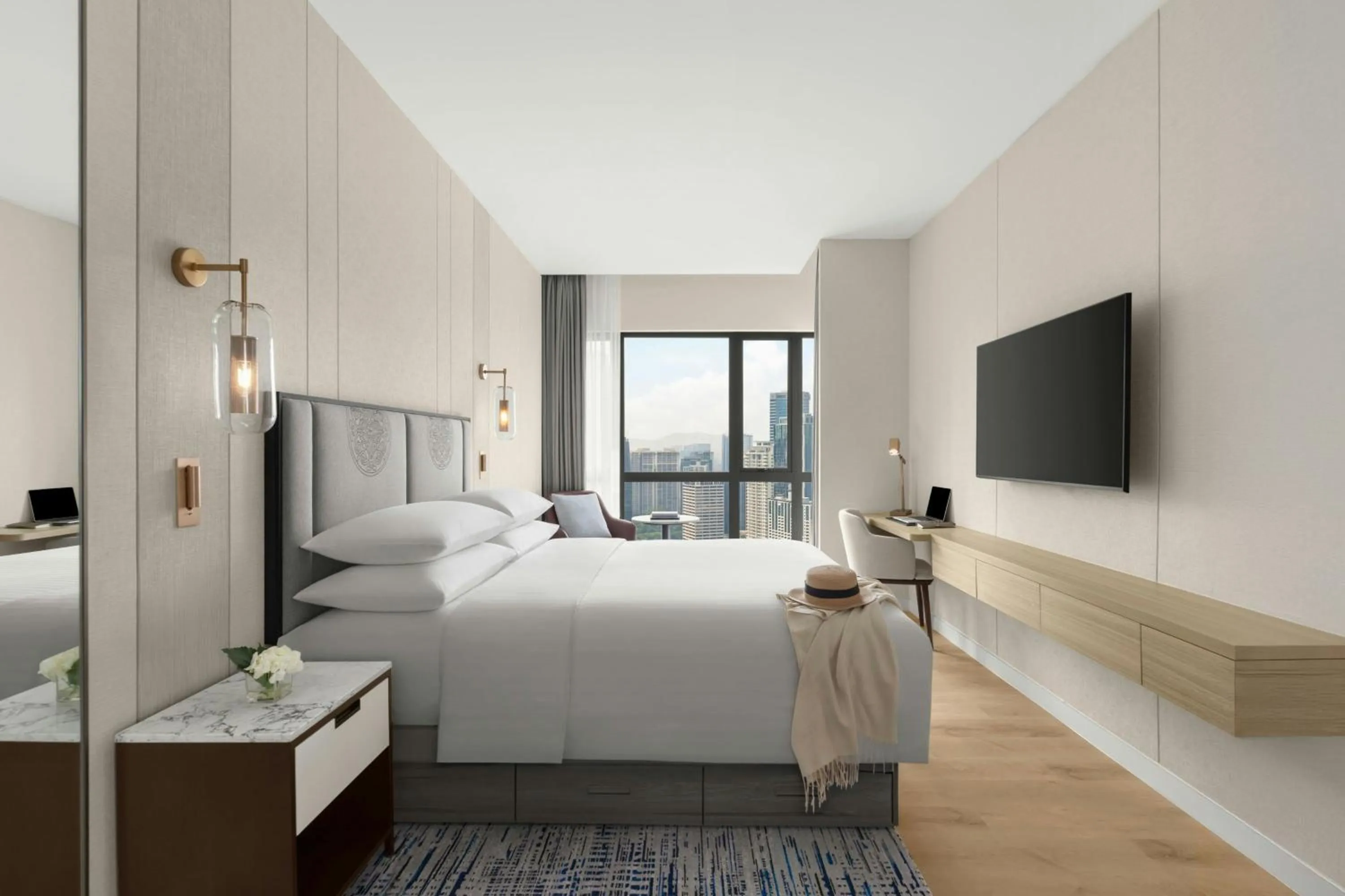 Bedroom, Bed in Marriott Executive Apartments Kuala Lumpur