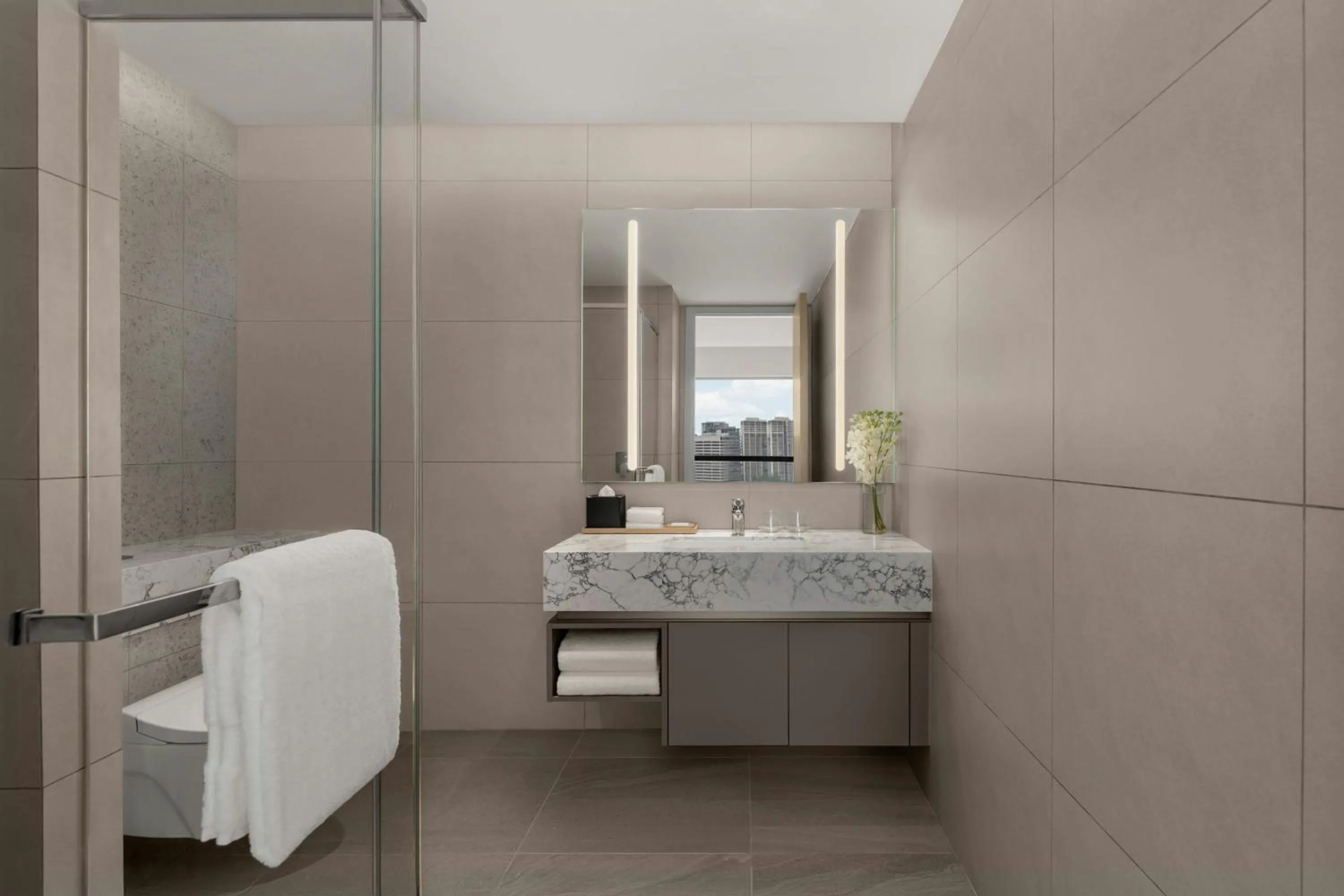 Bathroom in Marriott Executive Apartments Kuala Lumpur