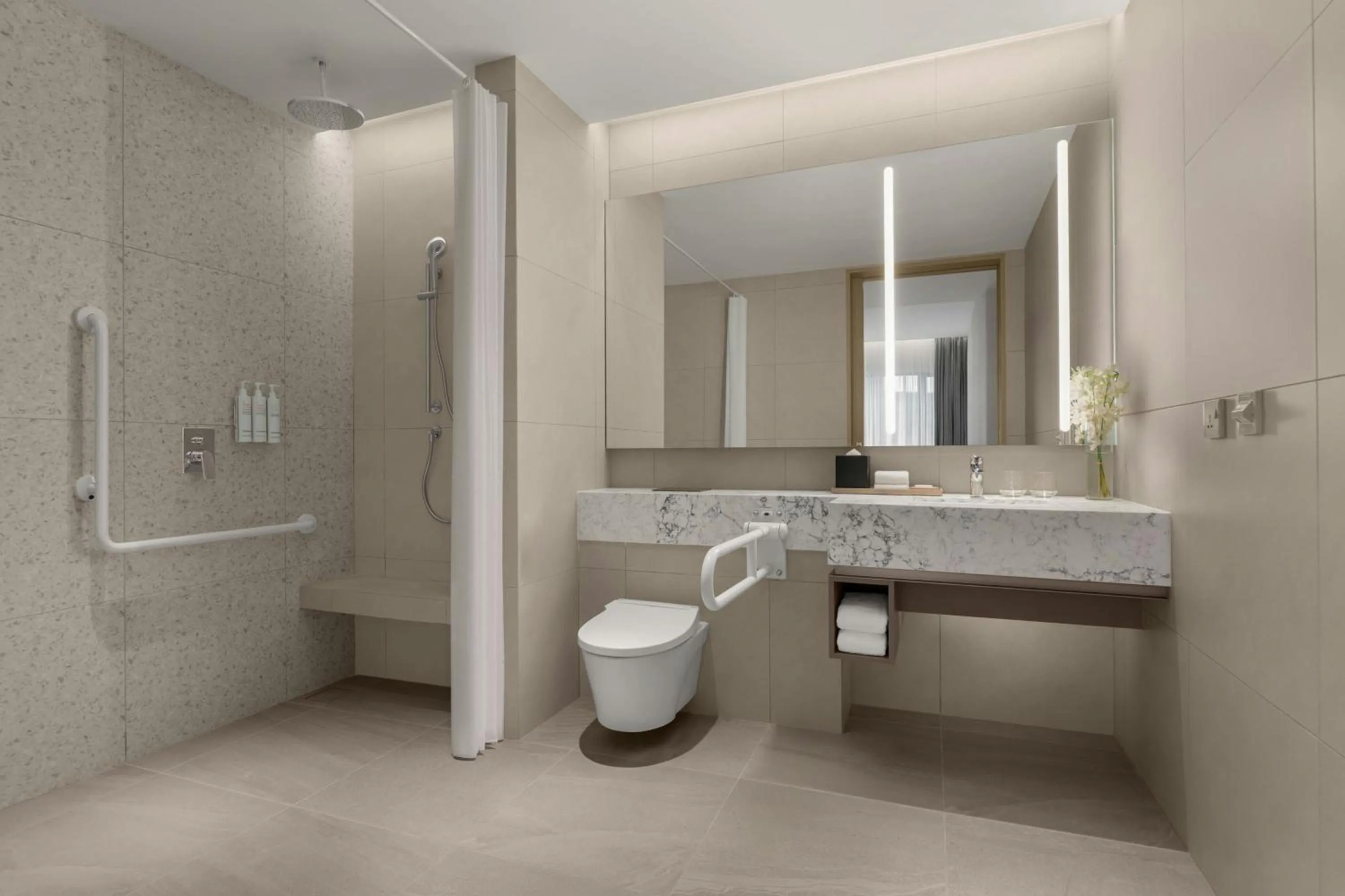 Bathroom in Marriott Executive Apartments Kuala Lumpur