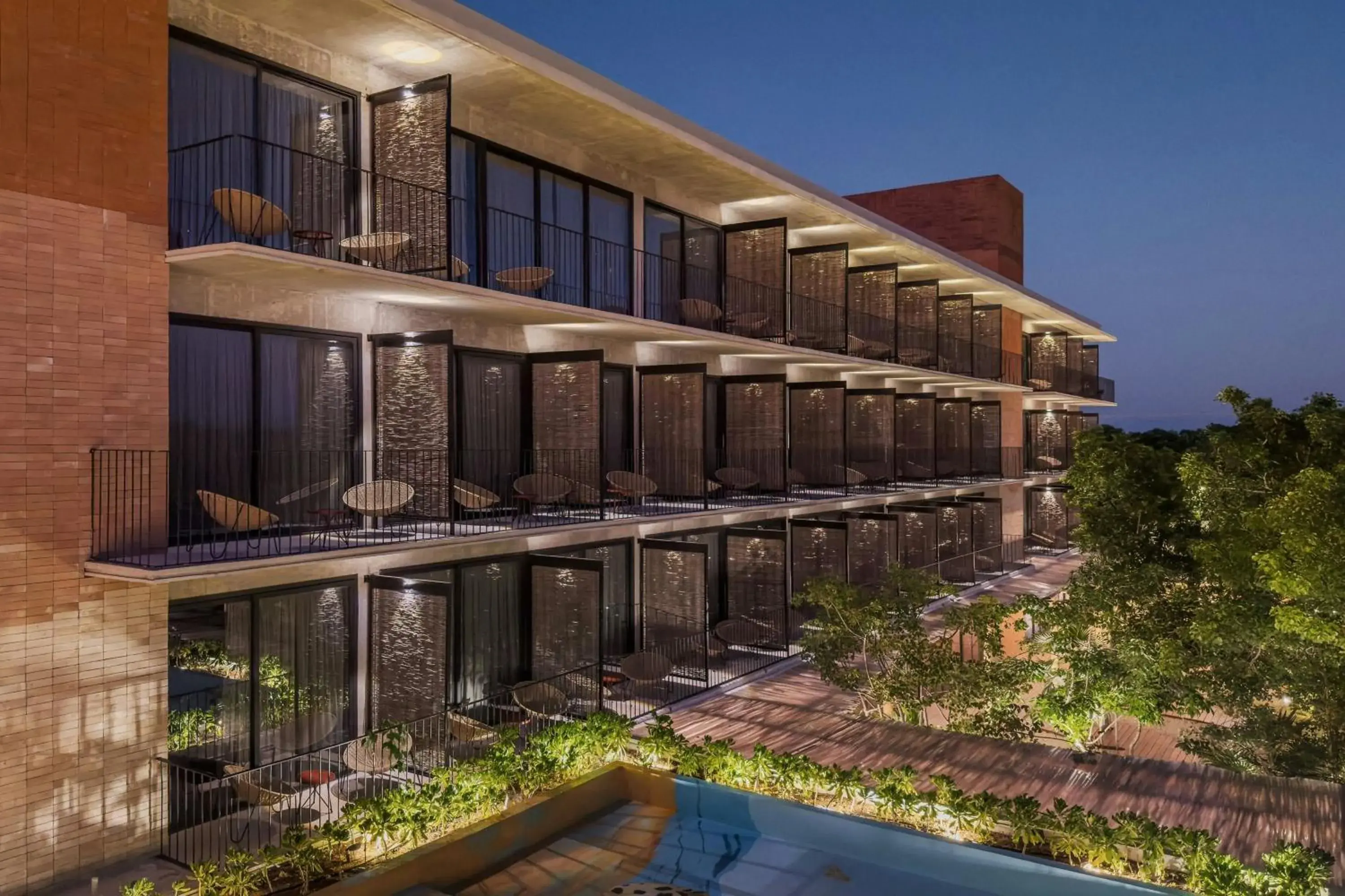 Quad Twin Room with Four Twin Bunk Beds in Moxy Tulum Quad Twin Room with Four Twin Bunk Beds in Moxy Tulum