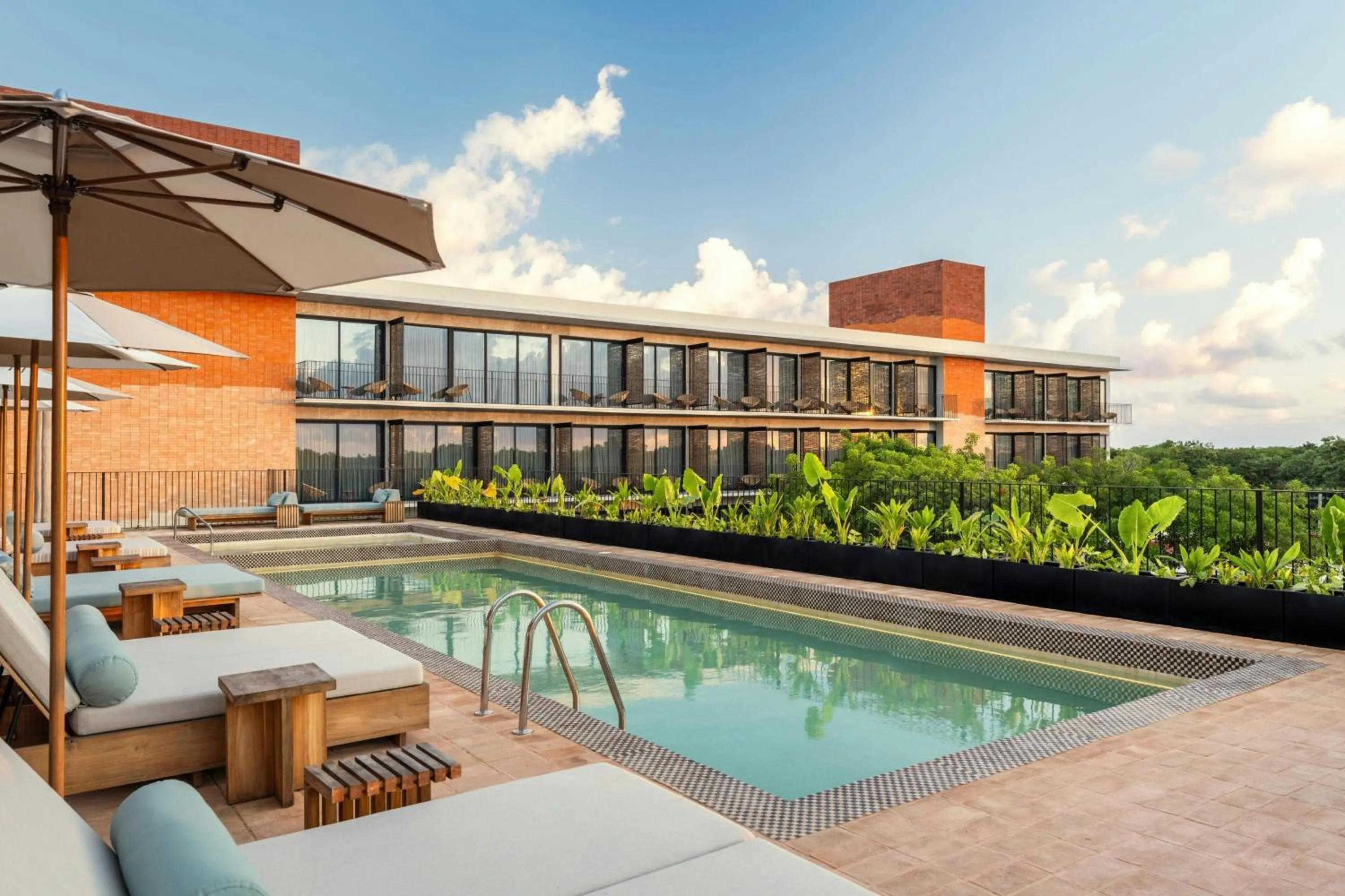 Swimming pool in Moxy Tulum