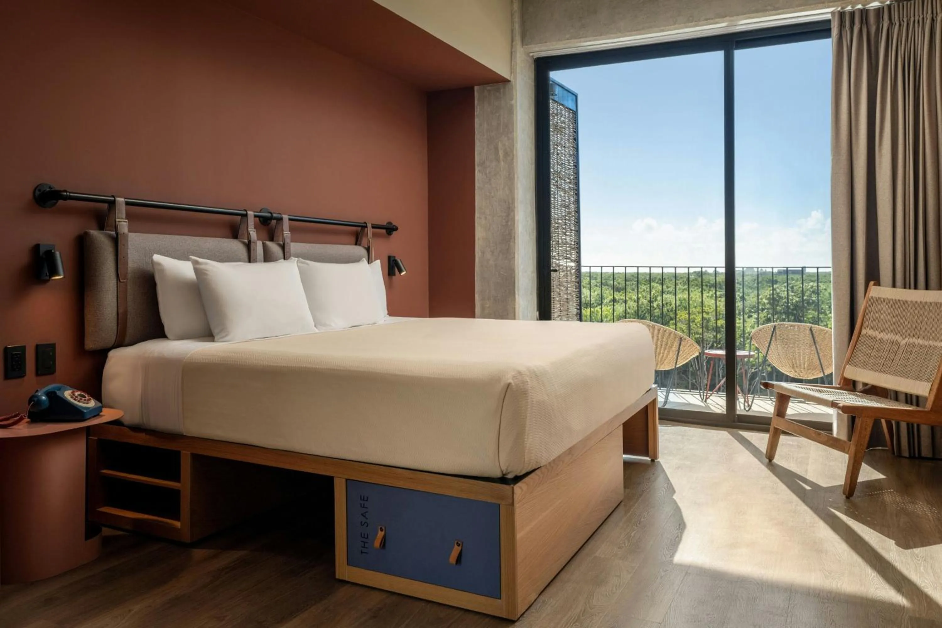 Photo of the whole room, Bed in Moxy Tulum