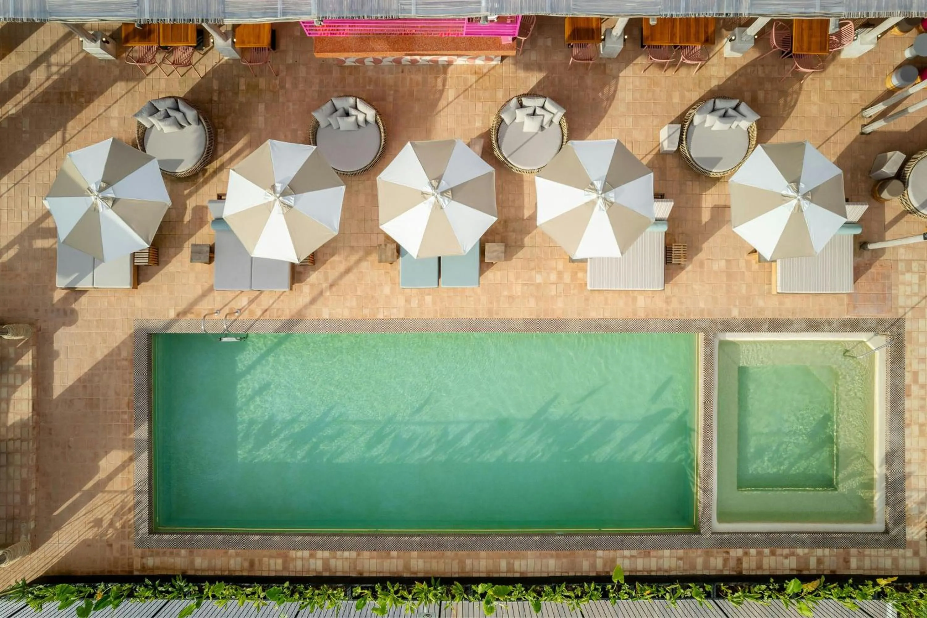 Swimming pool in Moxy Tulum