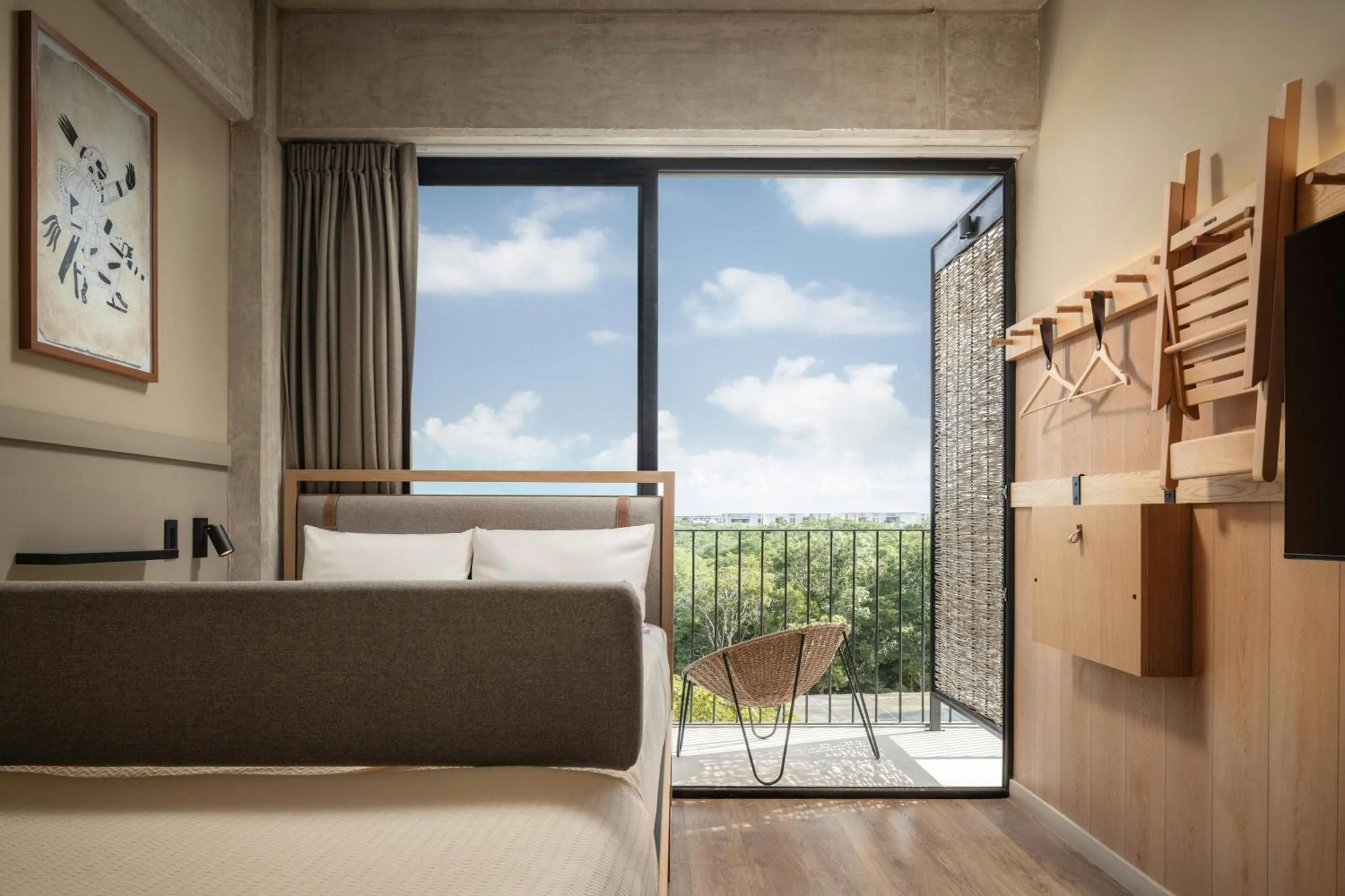 Photo of the whole room, Bed in Moxy Tulum