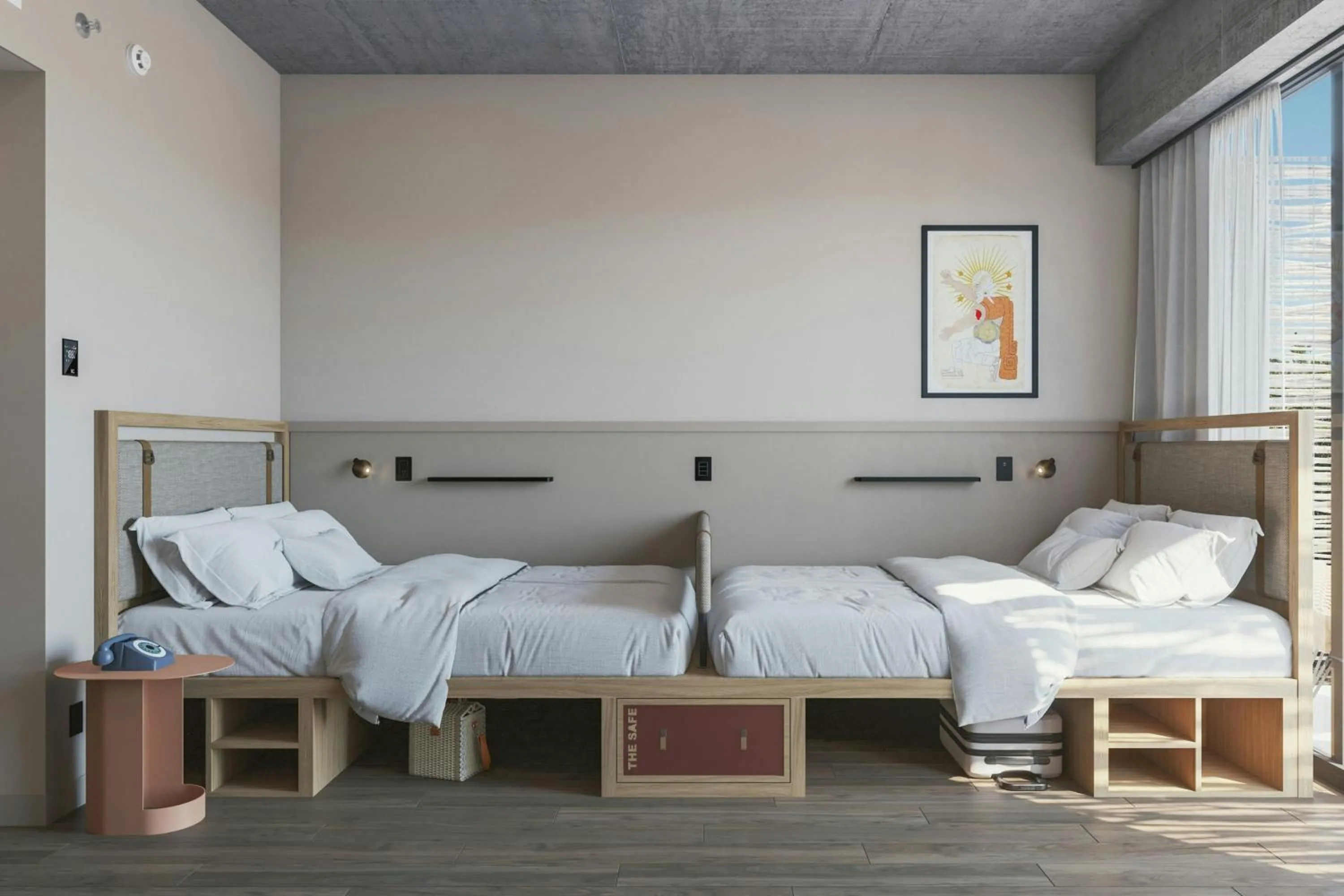 Photo of the whole room, Bed in Moxy Tulum