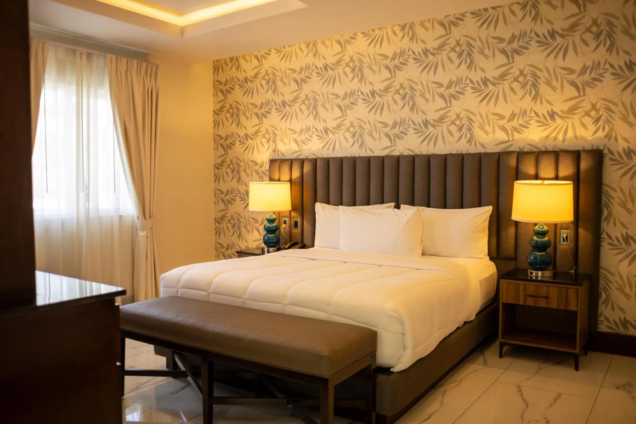 Bed in Hotel Hacienda Aguacaliente