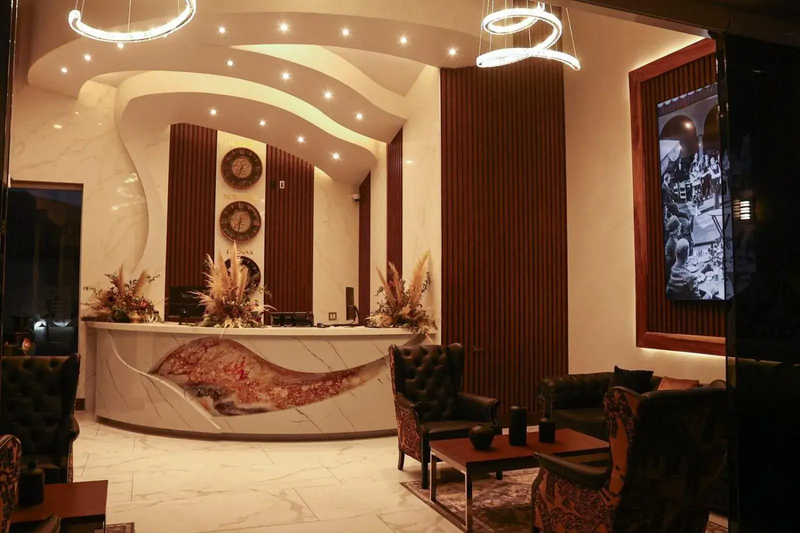 Lobby or reception in Hotel Hacienda Aguacaliente Lobby or reception in Hotel Hacienda Aguacaliente