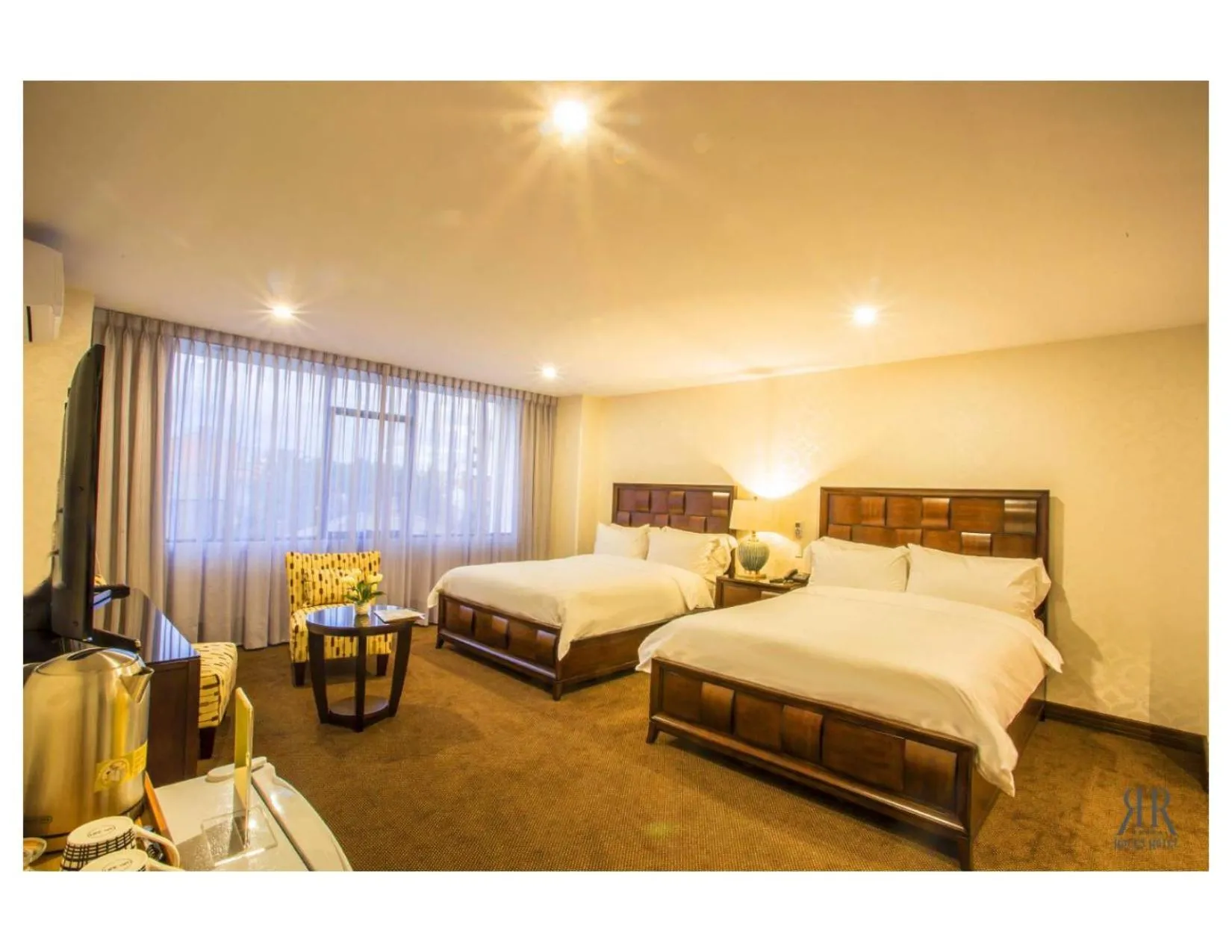 Bed in ROLES Hotel