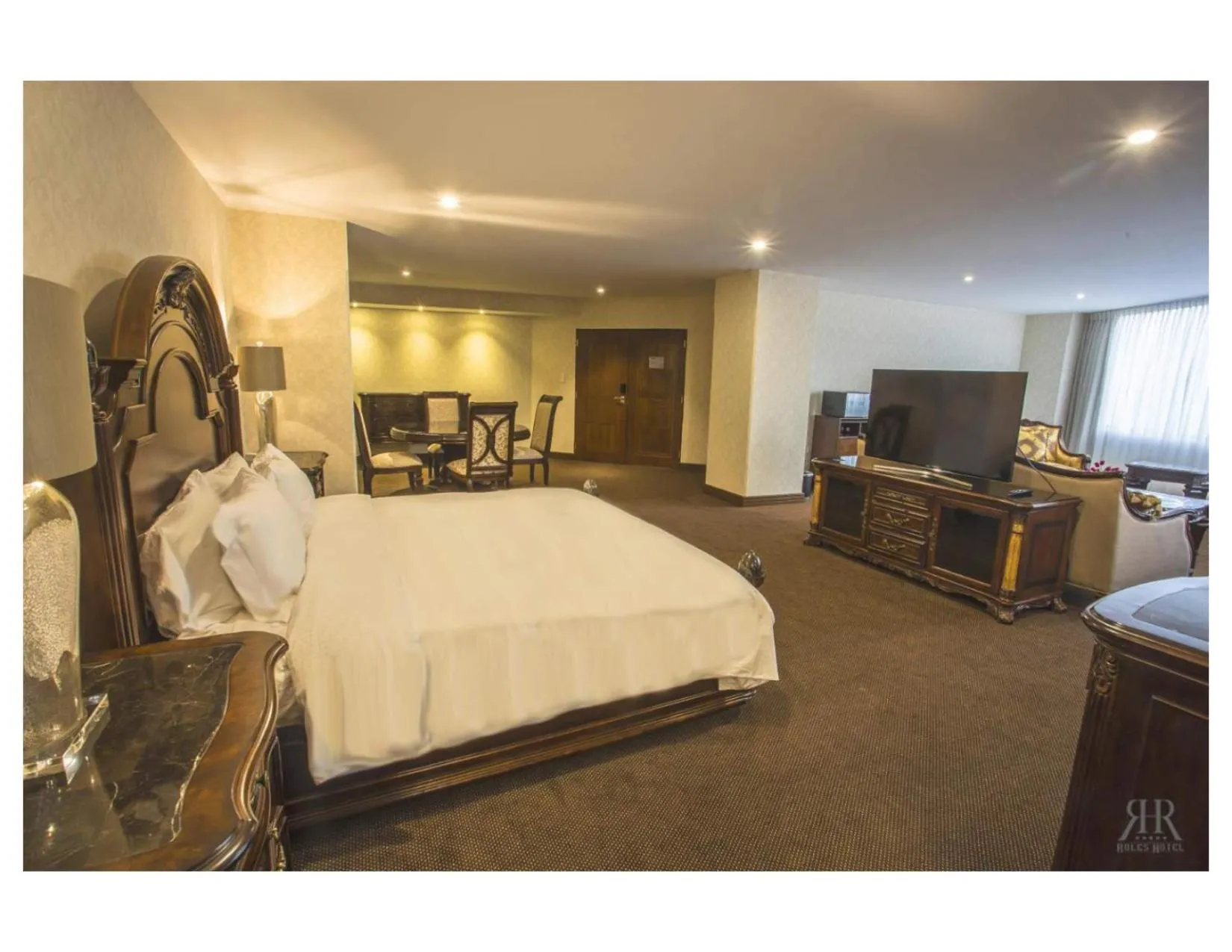 Bed in ROLES Hotel
