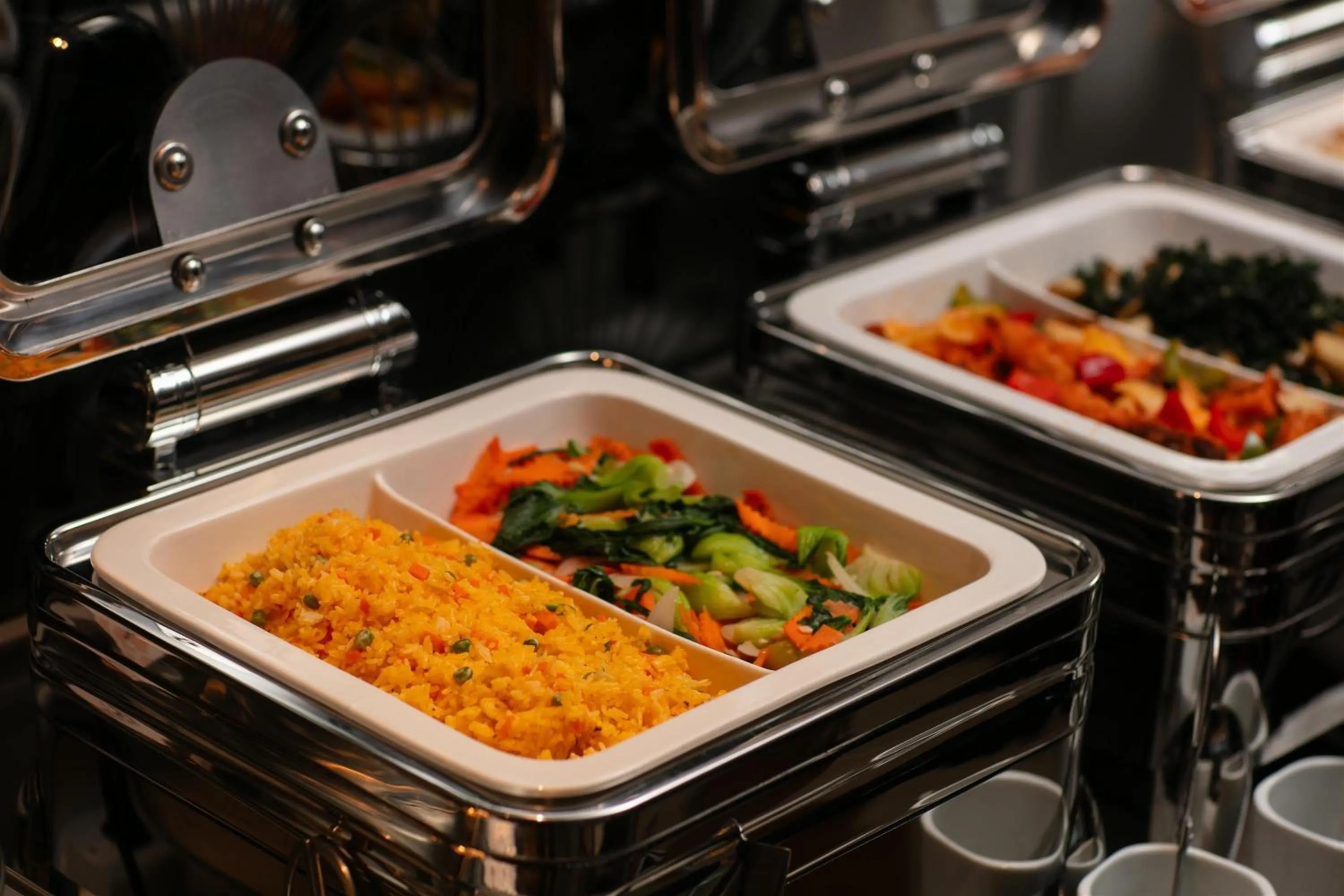 Buffet breakfast in La Mejor Indochine Hotel