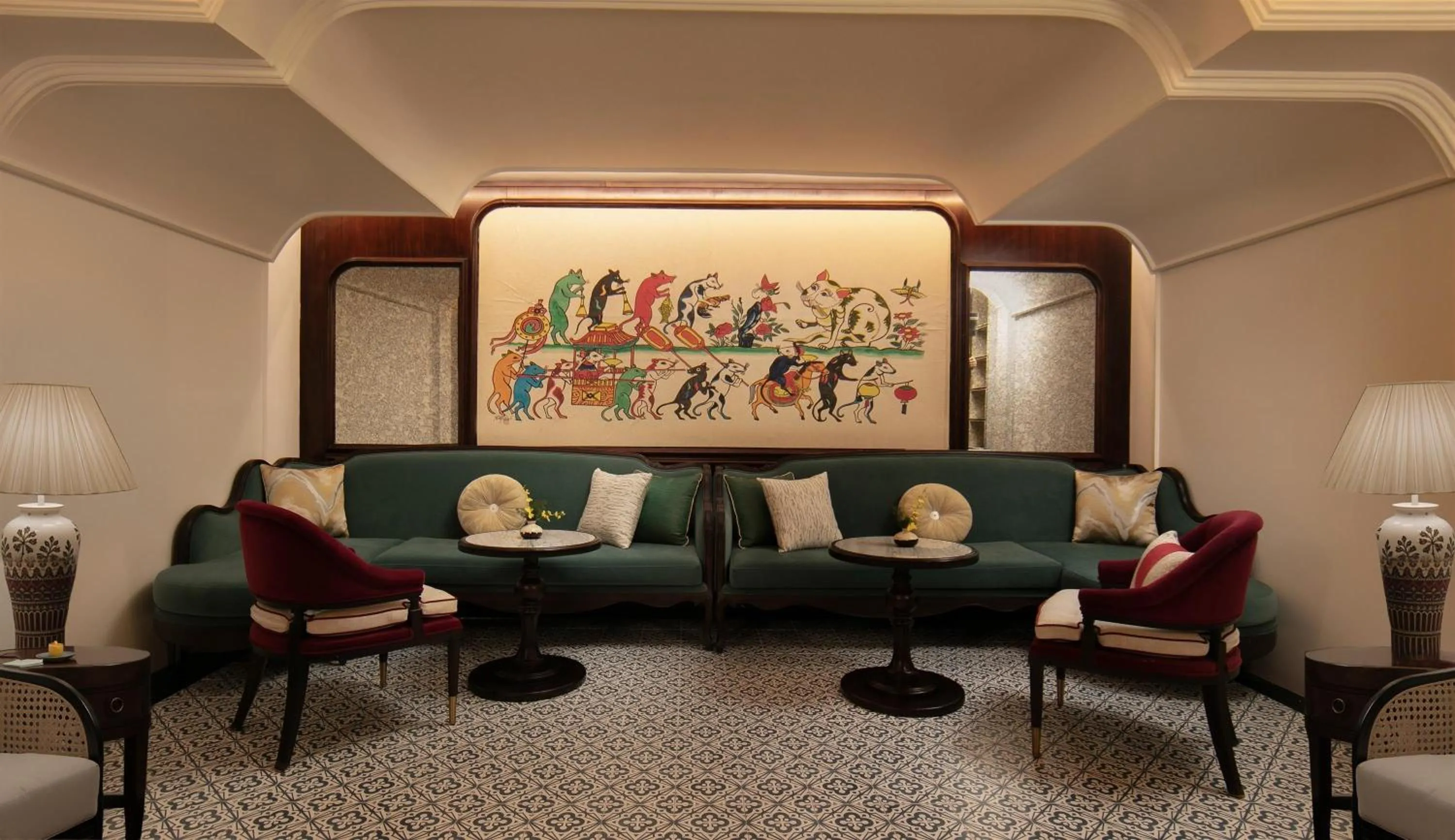 Lounge or bar in La Mejor Indochine Hotel