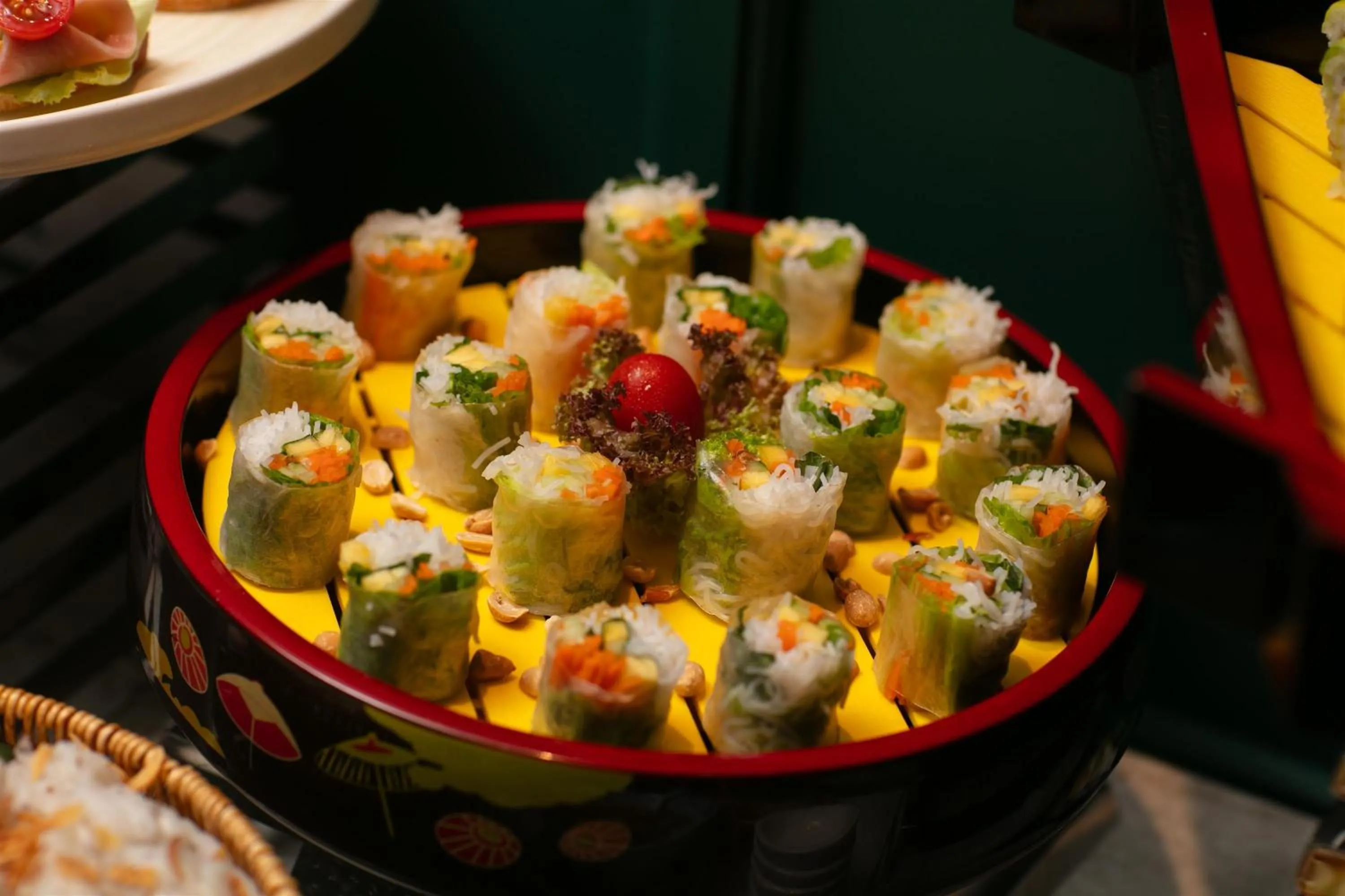 Buffet breakfast in La Mejor Indochine Hotel