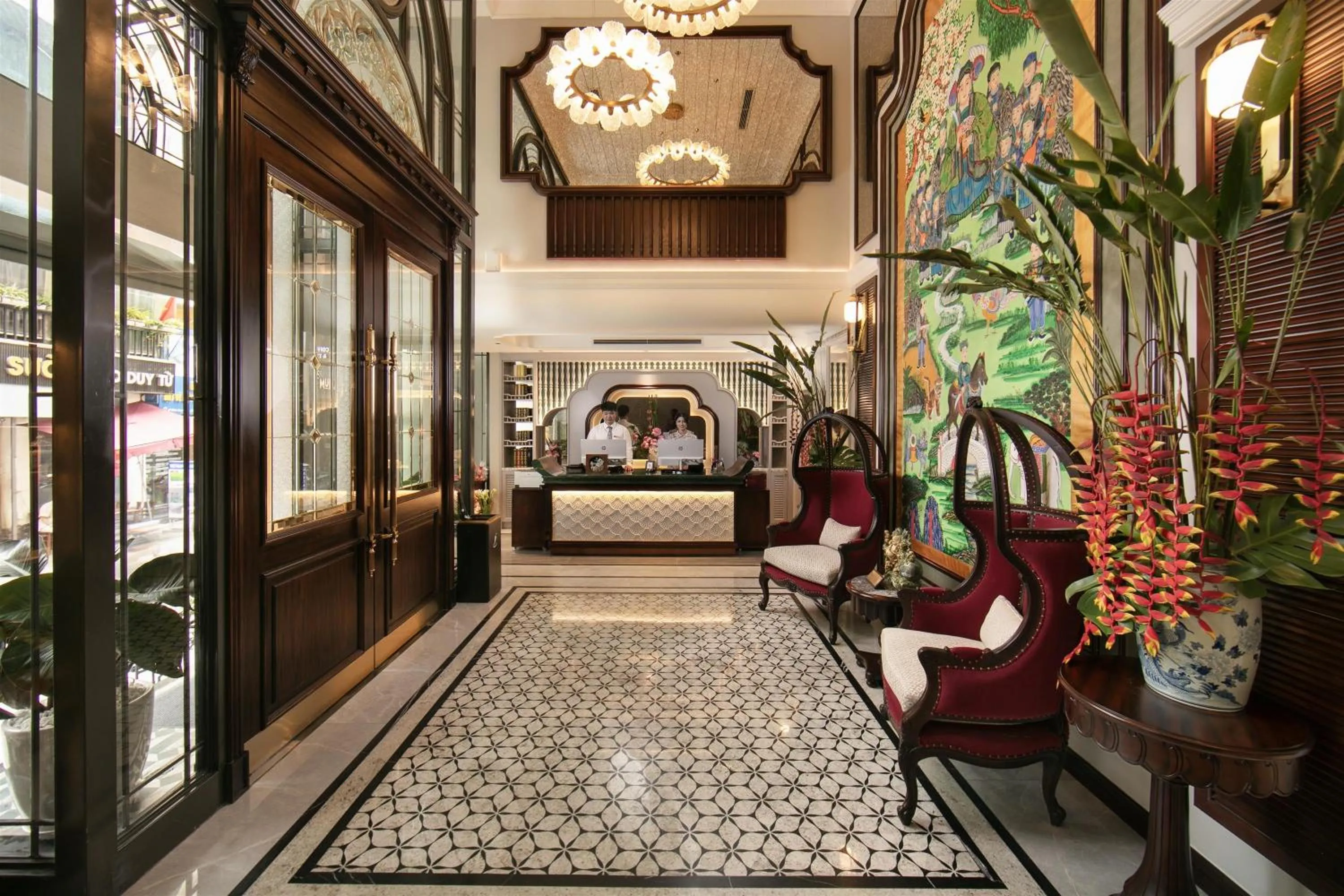 Lobby or reception in La Mejor Indochine Hotel