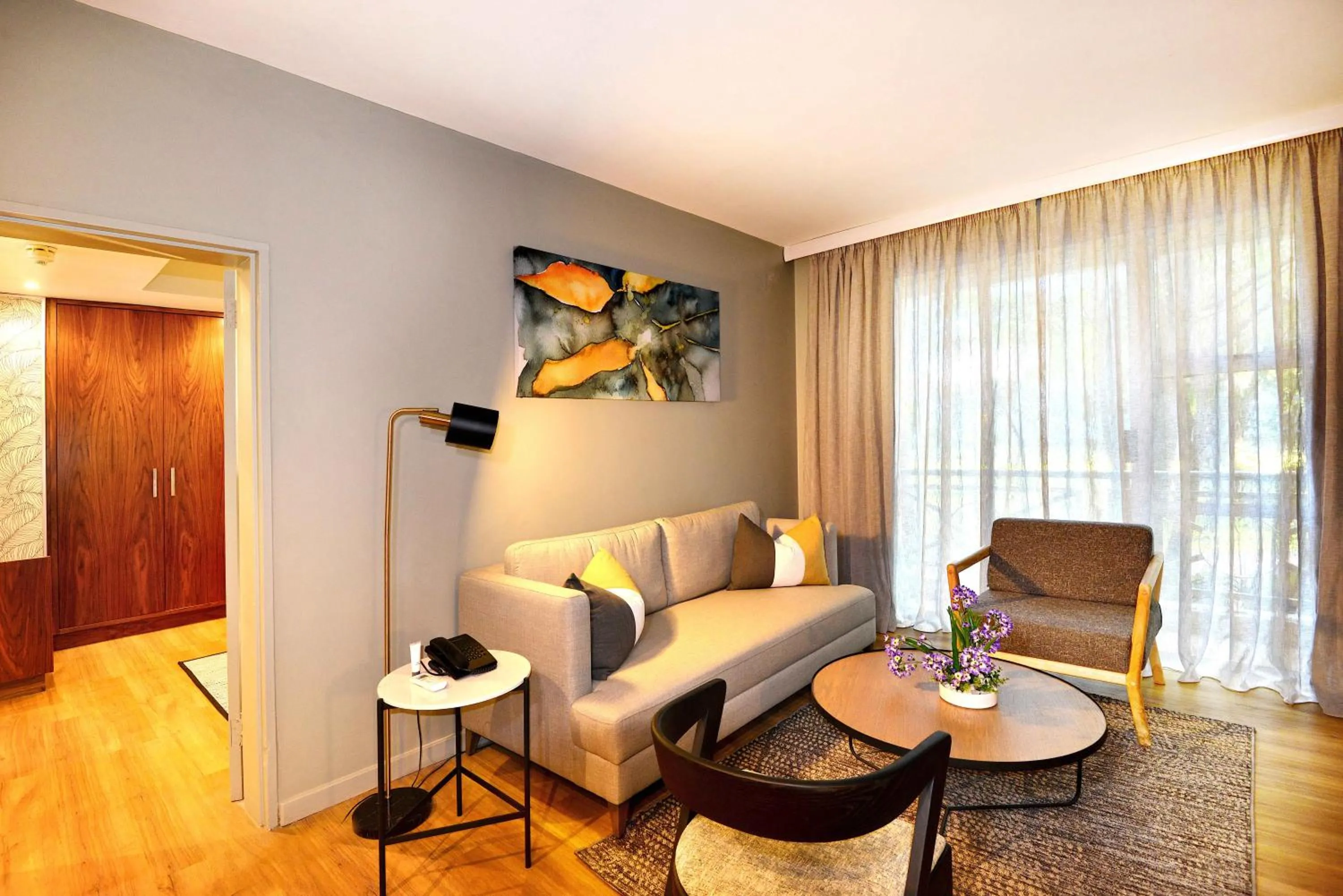 Seating area in Cresta Lodge Harare