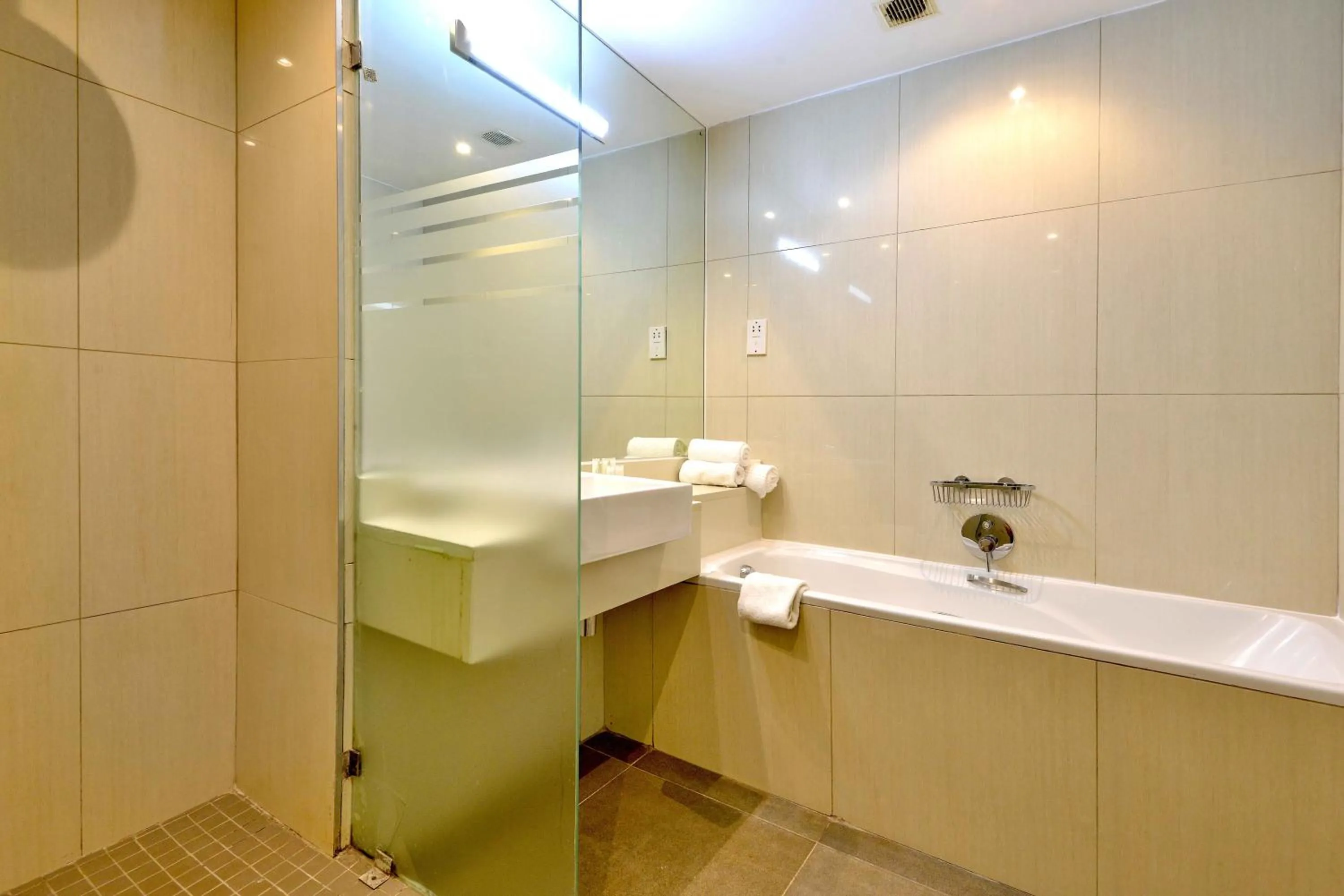 Shower in Cresta Lodge Harare