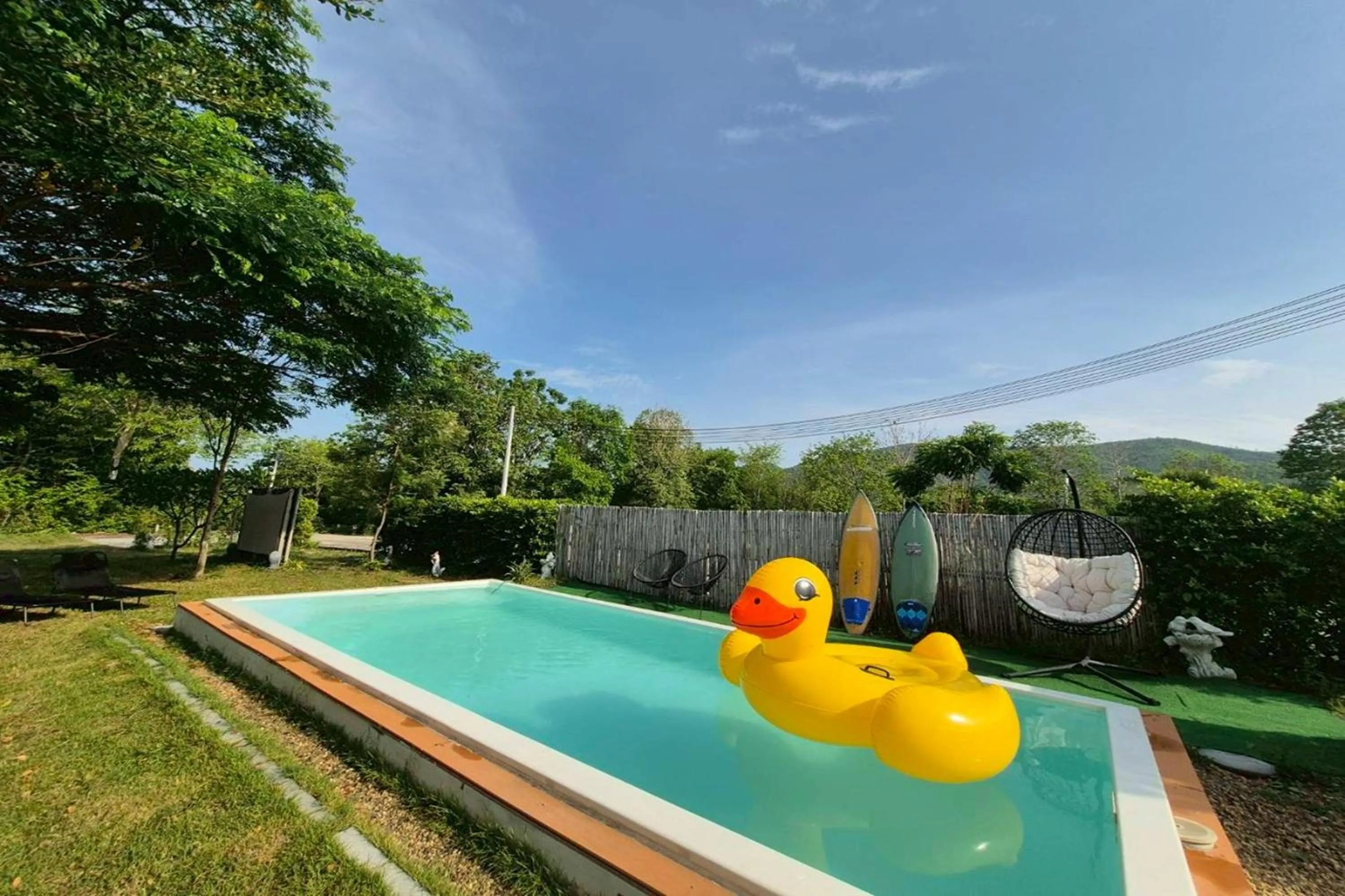 Swimming pool in NaNine Glamping