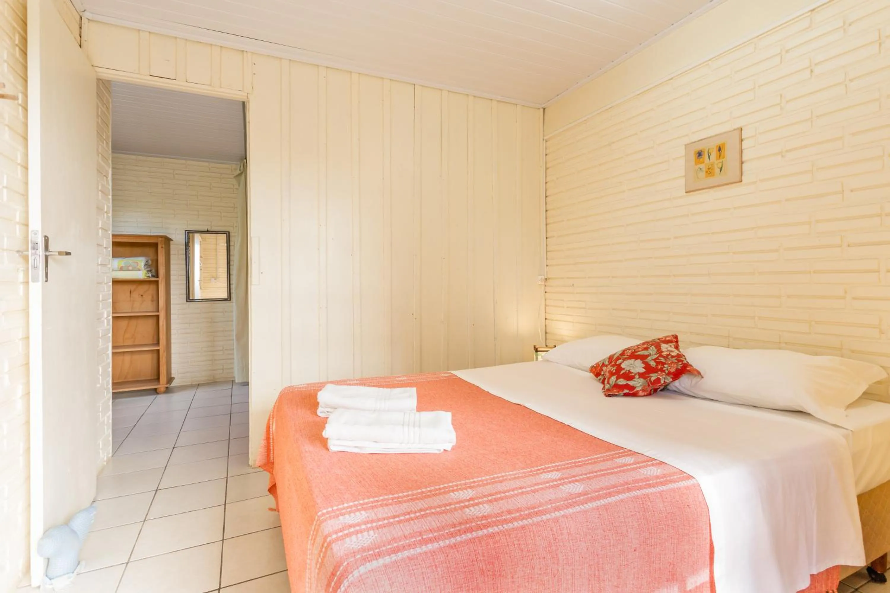 Bed in Pousada do Paraiso