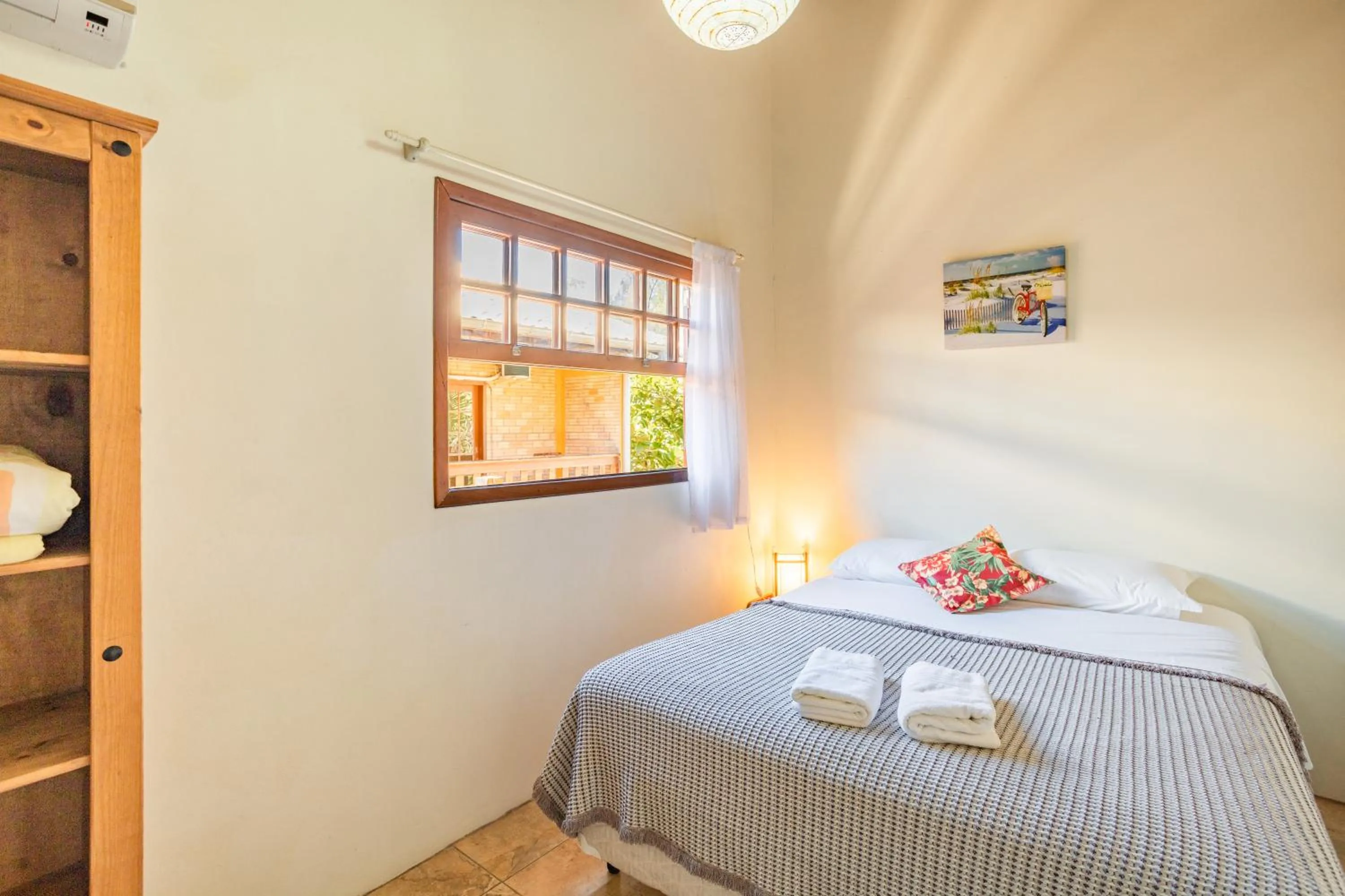 Bed in Pousada do Paraiso