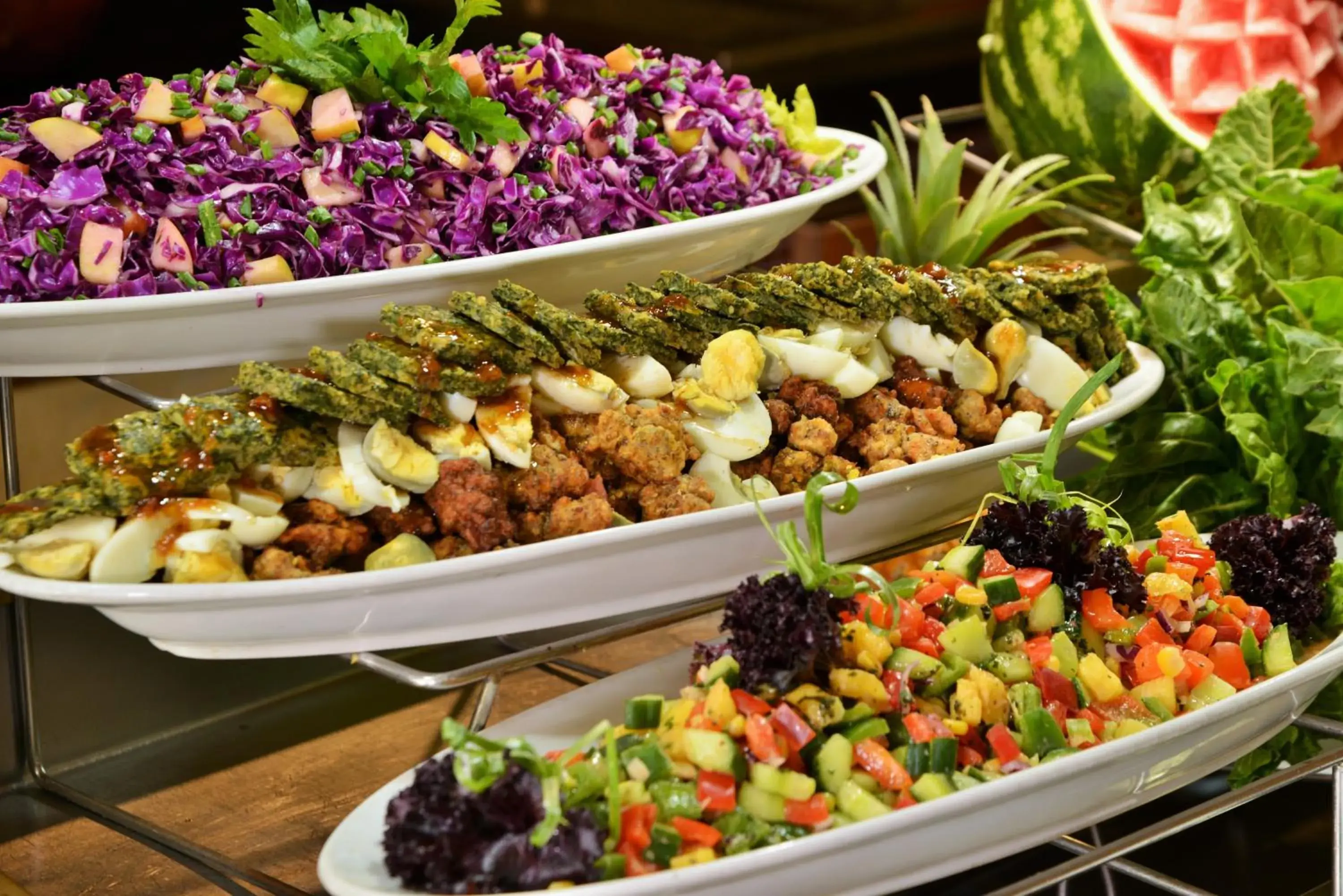 Buffet breakfast in Cresta Oasis Hotel Buffet breakfast in Cresta Oasis Hotel