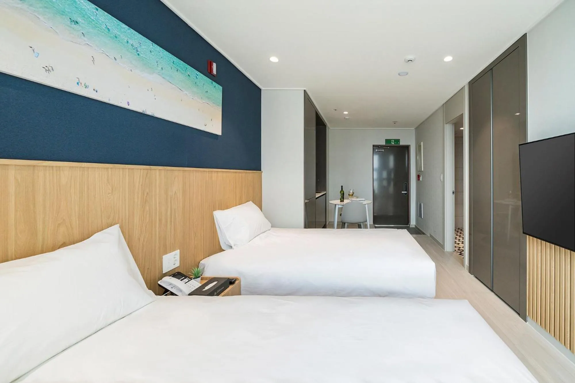 Bed in Sokcho Mari Vista Hotel