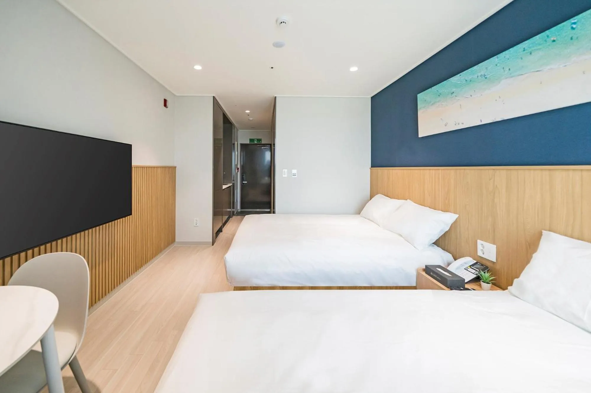 Bed in Sokcho Mari Vista Hotel