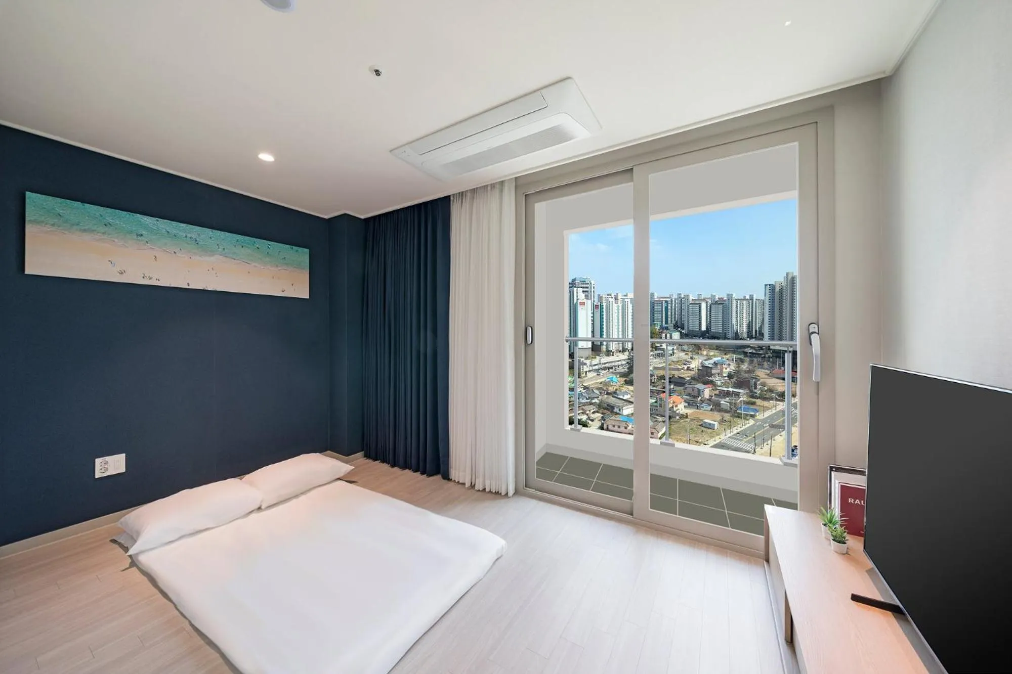 Bed in Sokcho Mari Vista Hotel