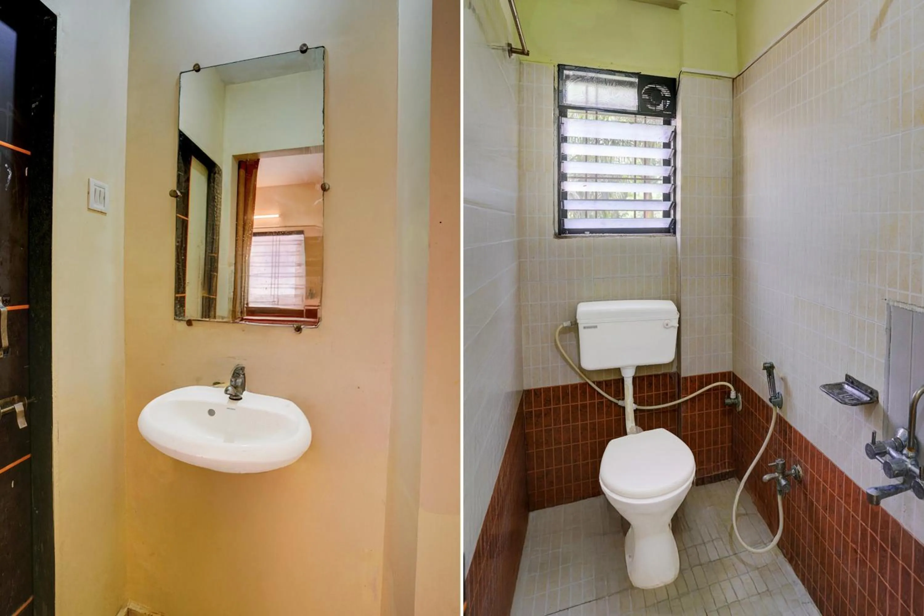 Bathroom in Super Hotel O Sainagar Shirdi Railway Junction Formerly Sai Vyankatesh Residency