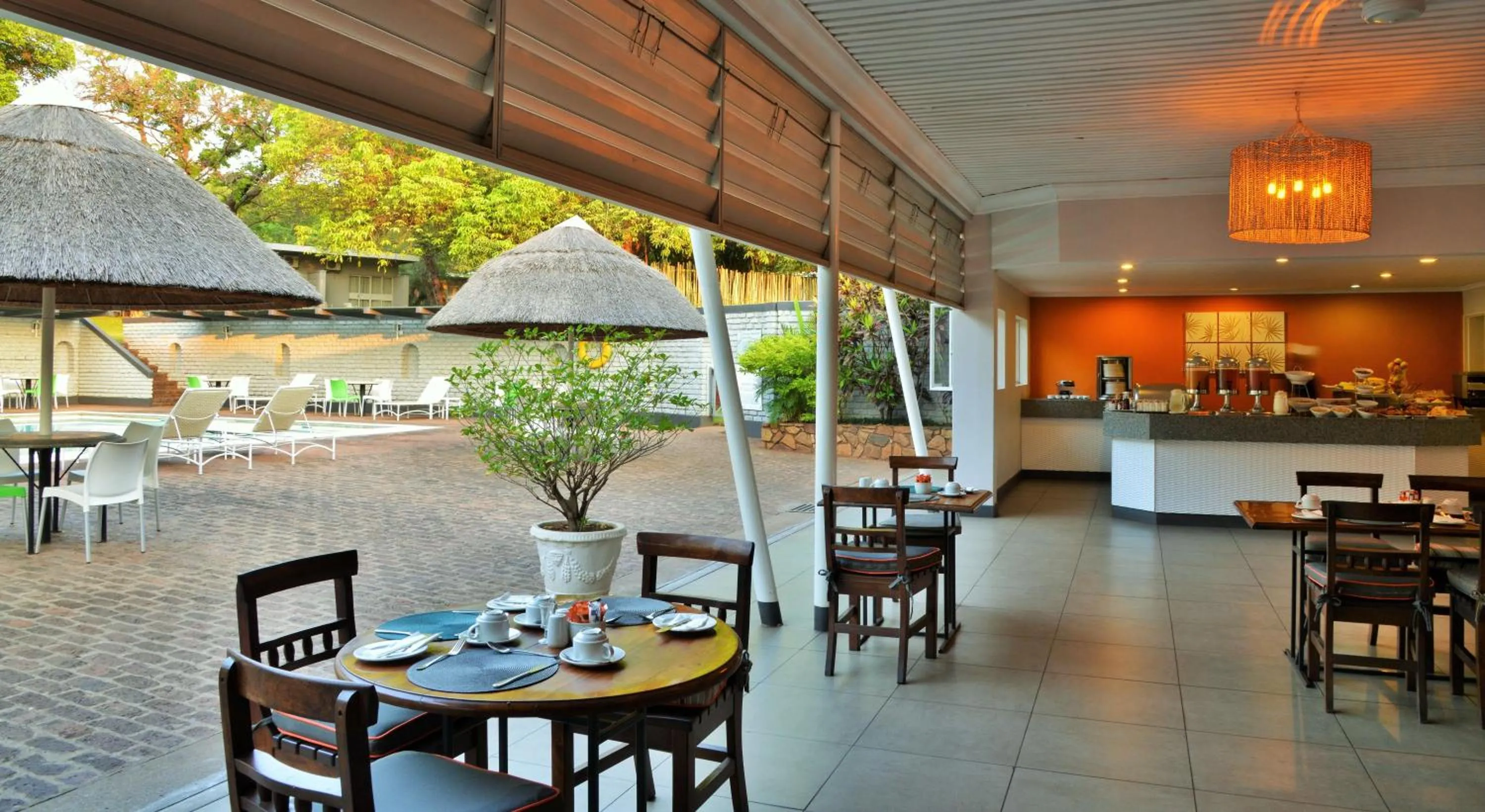Patio in Cresta Sprayview Victoria Falls