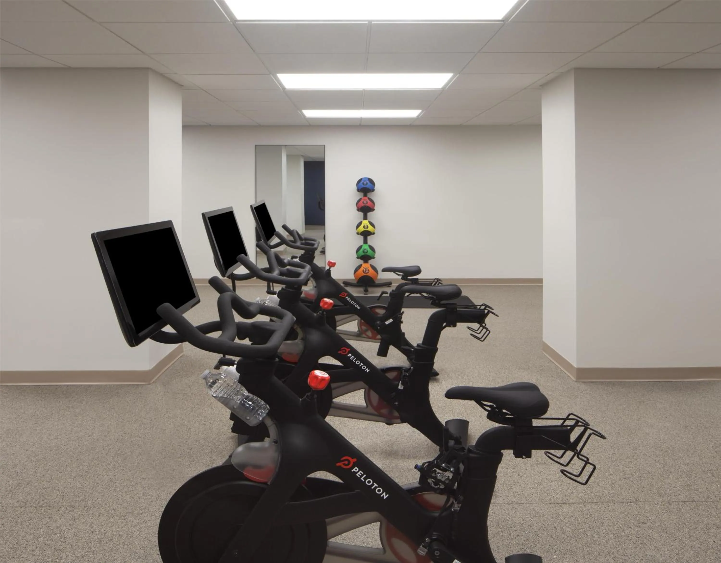 Fitness centre/facilities in Hotel Royer Urbana Champaign, Tapestry Collection by Hilton