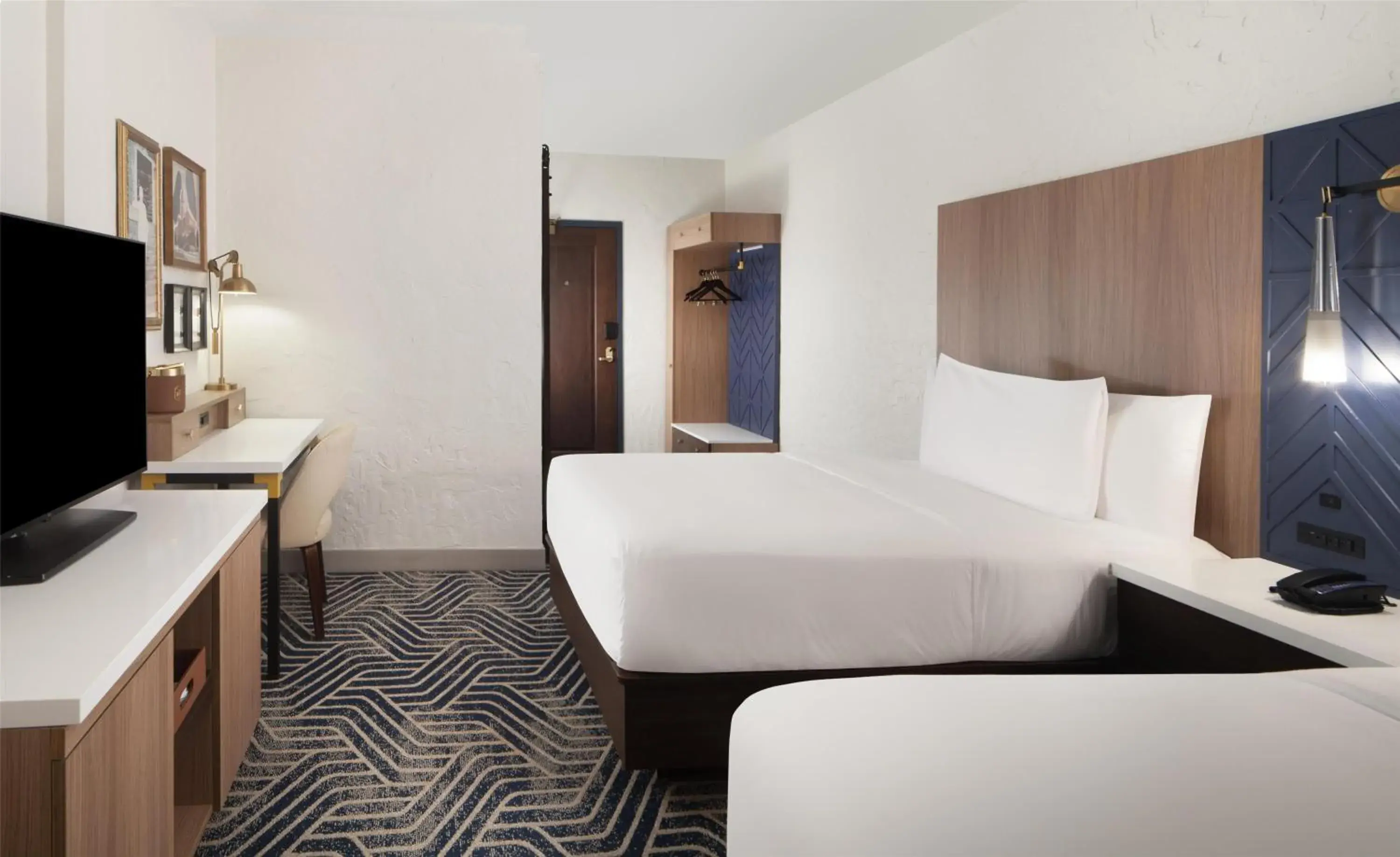 Queen Studio Suite with Two Queen Beds in Hotel Royer Urbana Champaign, Tapestry Collection by Hilton Queen Studio Suite with Two Queen Beds in Hotel Royer Urbana Champaign, Tapestry Collection by Hilton