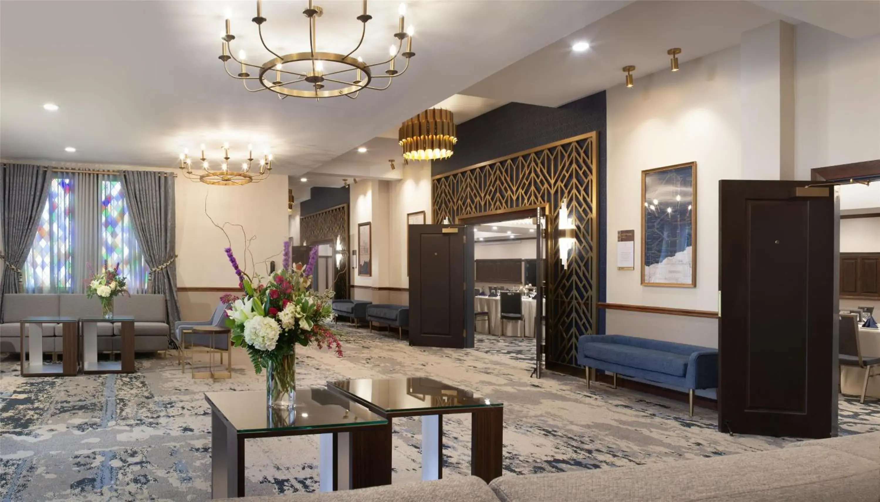 Lobby or reception in Hotel Royer Urbana Champaign, Tapestry Collection by Hilton Lobby or reception in Hotel Royer Urbana Champaign, Tapestry Collection by Hilton