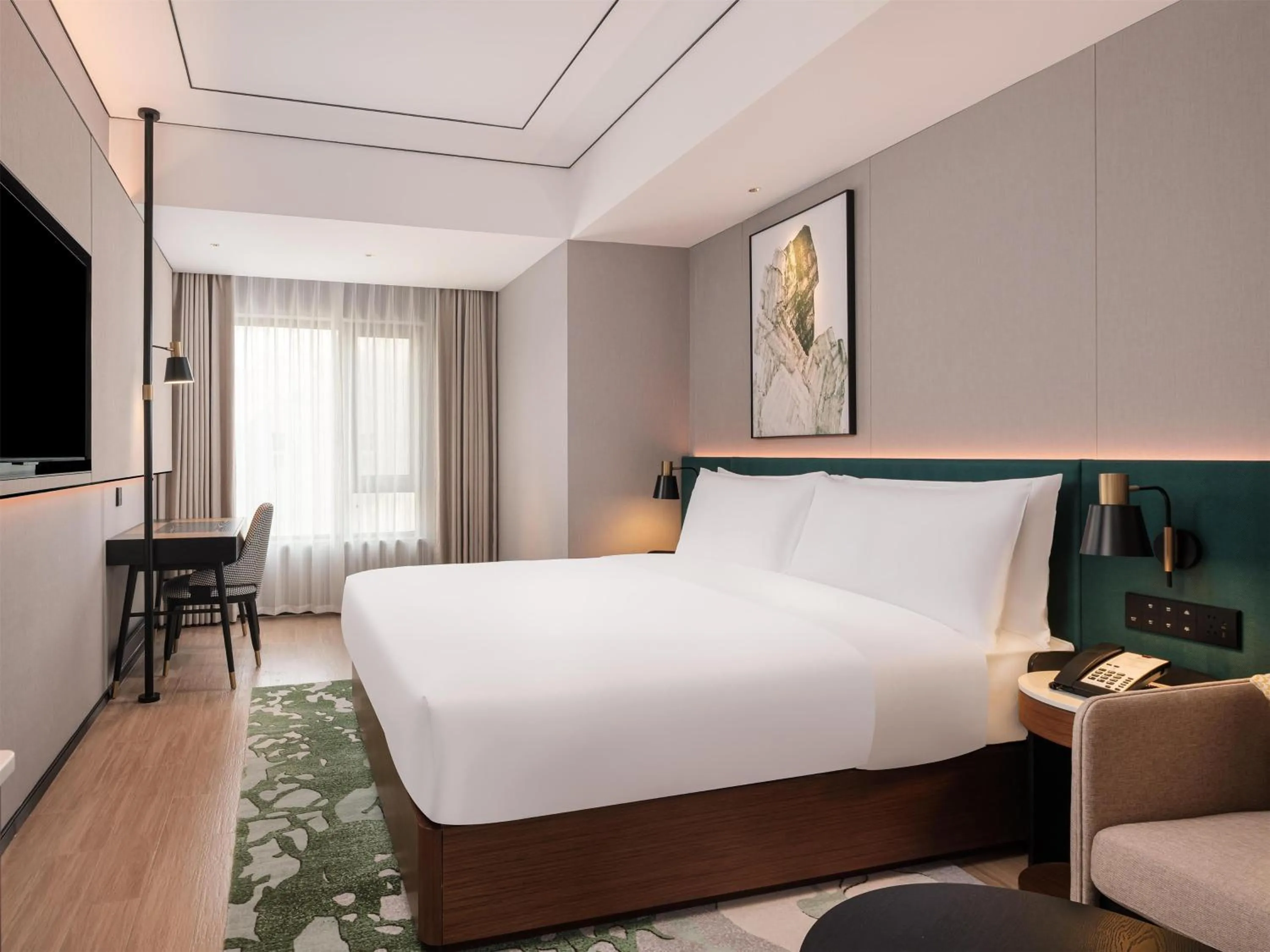 Bed in Hilton Garden Inn Taiyuan Jiefang Road