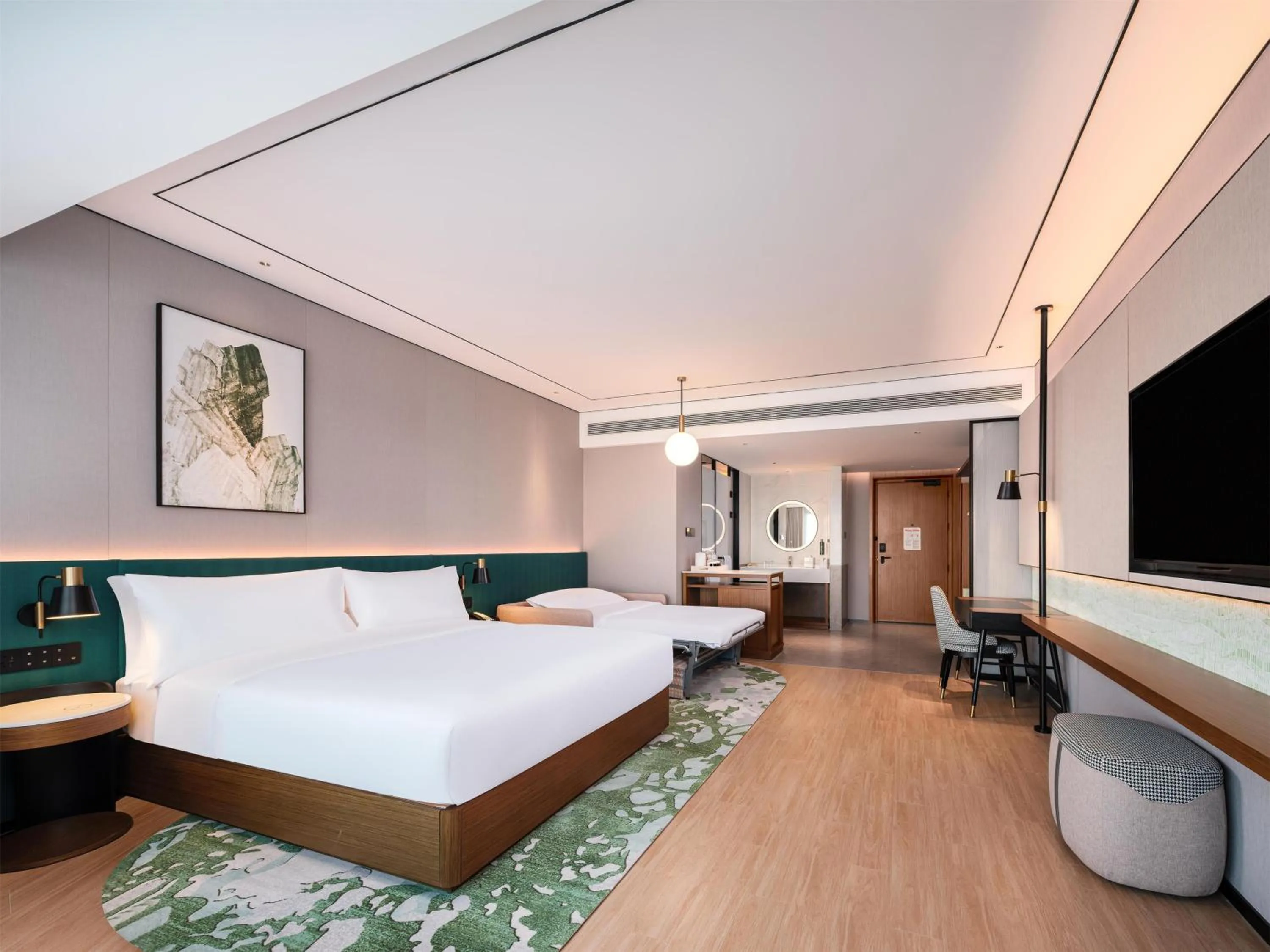 Bed in Hilton Garden Inn Taiyuan Jiefang Road