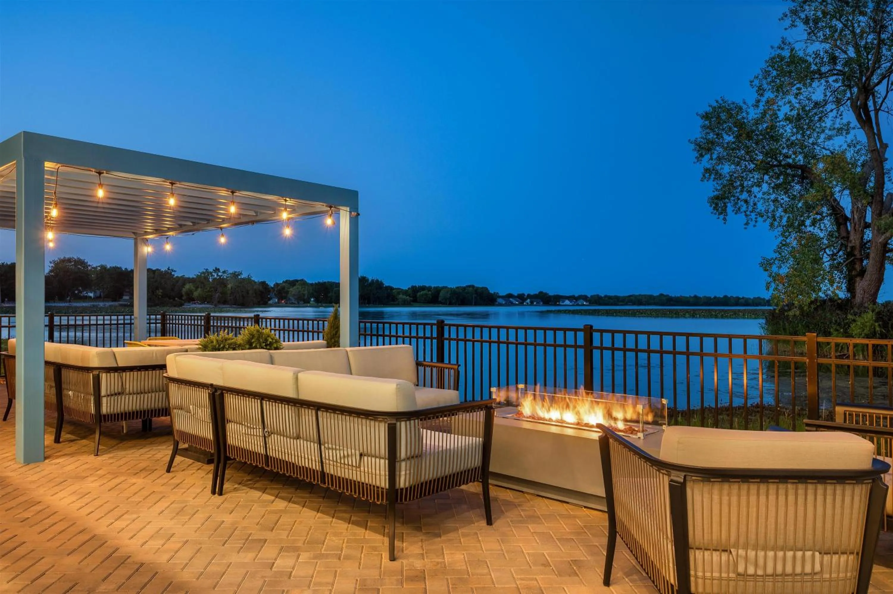 Patio in Hampton Inn & Suites By Hilton Port Clinton Catawba Island