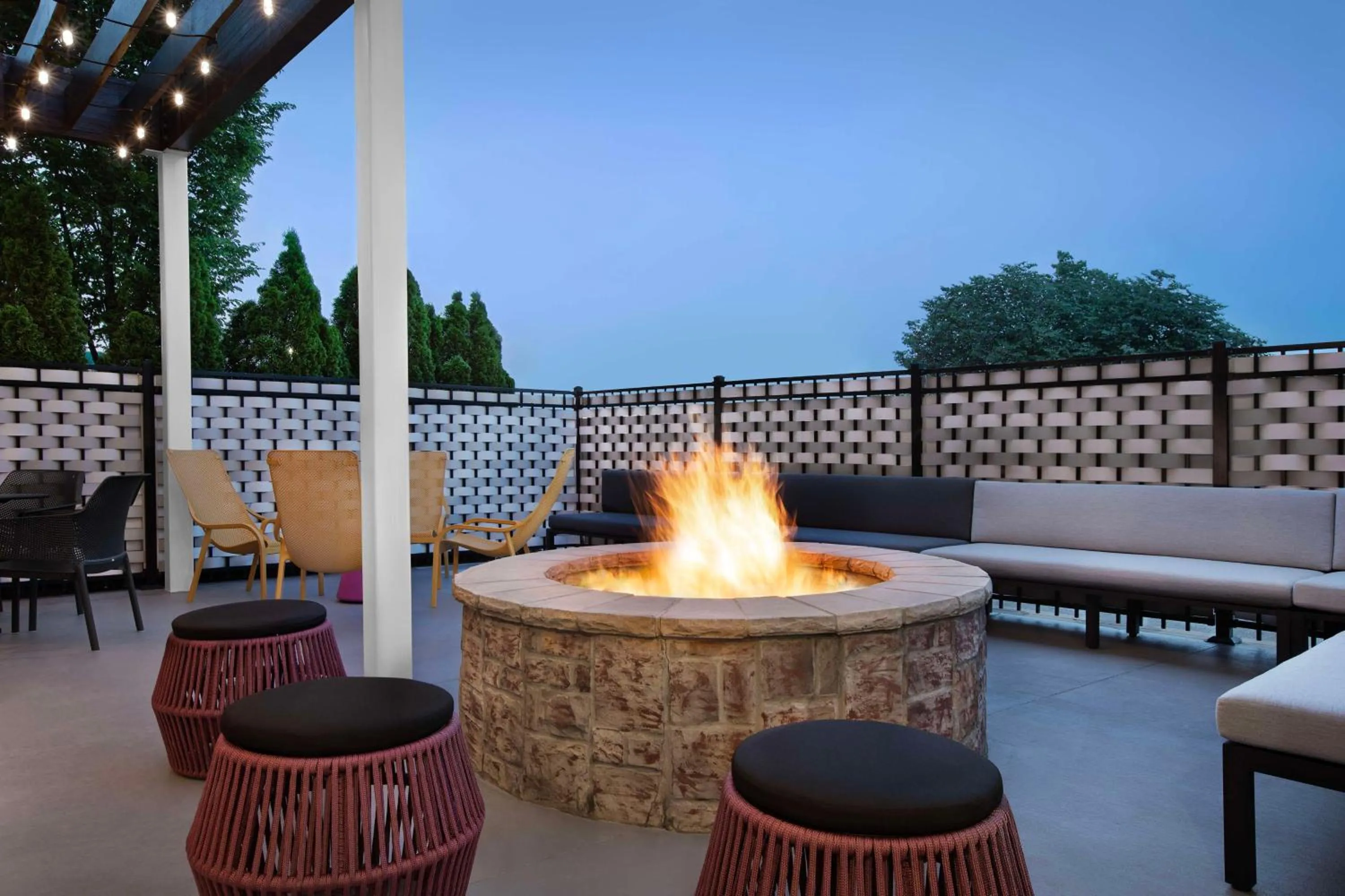 Patio in Home2 Suites by Hilton Clarksville/Ft. Campbell
