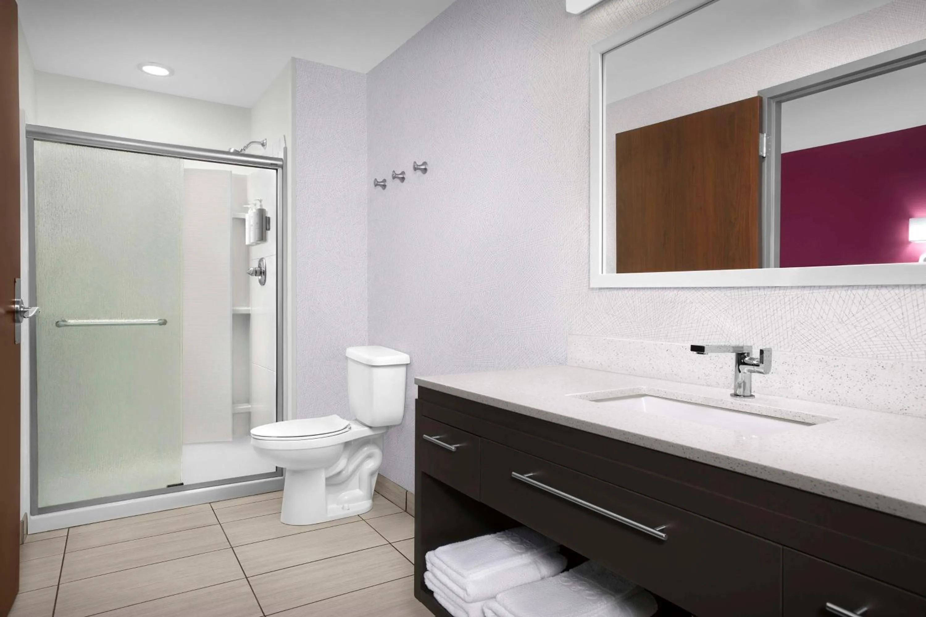 Bathroom in Home2 Suites by Hilton Clarksville/Ft. Campbell