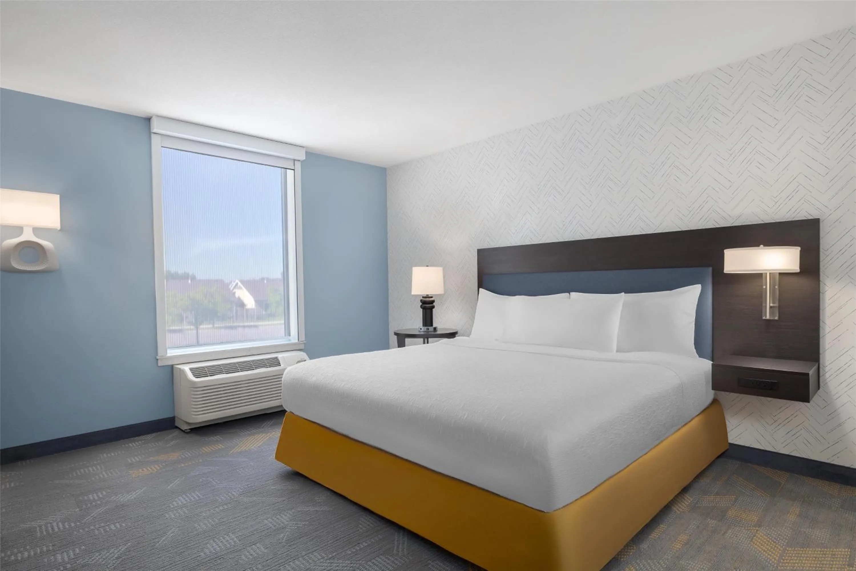 Bed in Home2 Suites by Hilton Idaho Falls