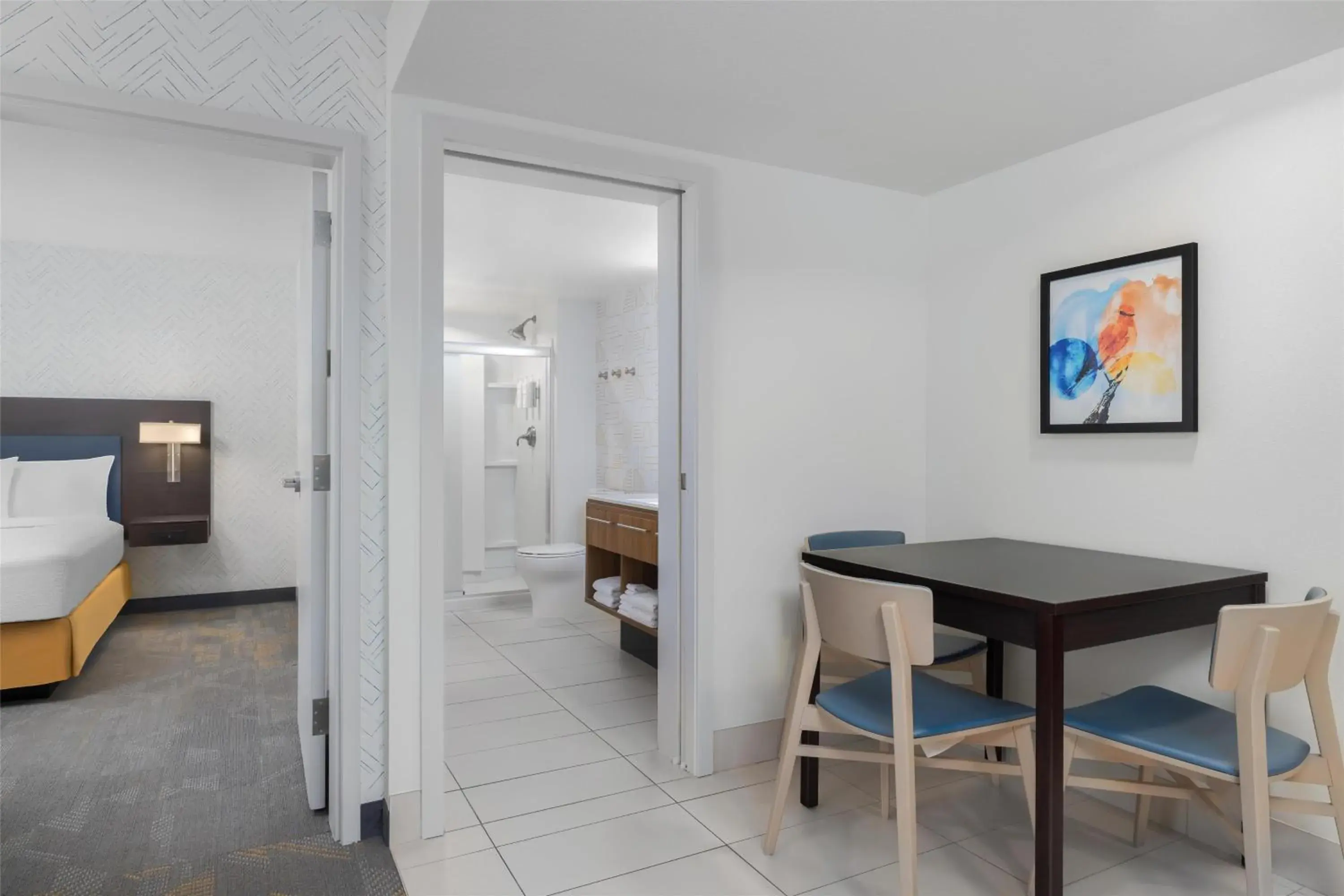 Living room, Bed in Home2 Suites by Hilton Idaho Falls Living room, Bed in Home2 Suites by Hilton Idaho Falls