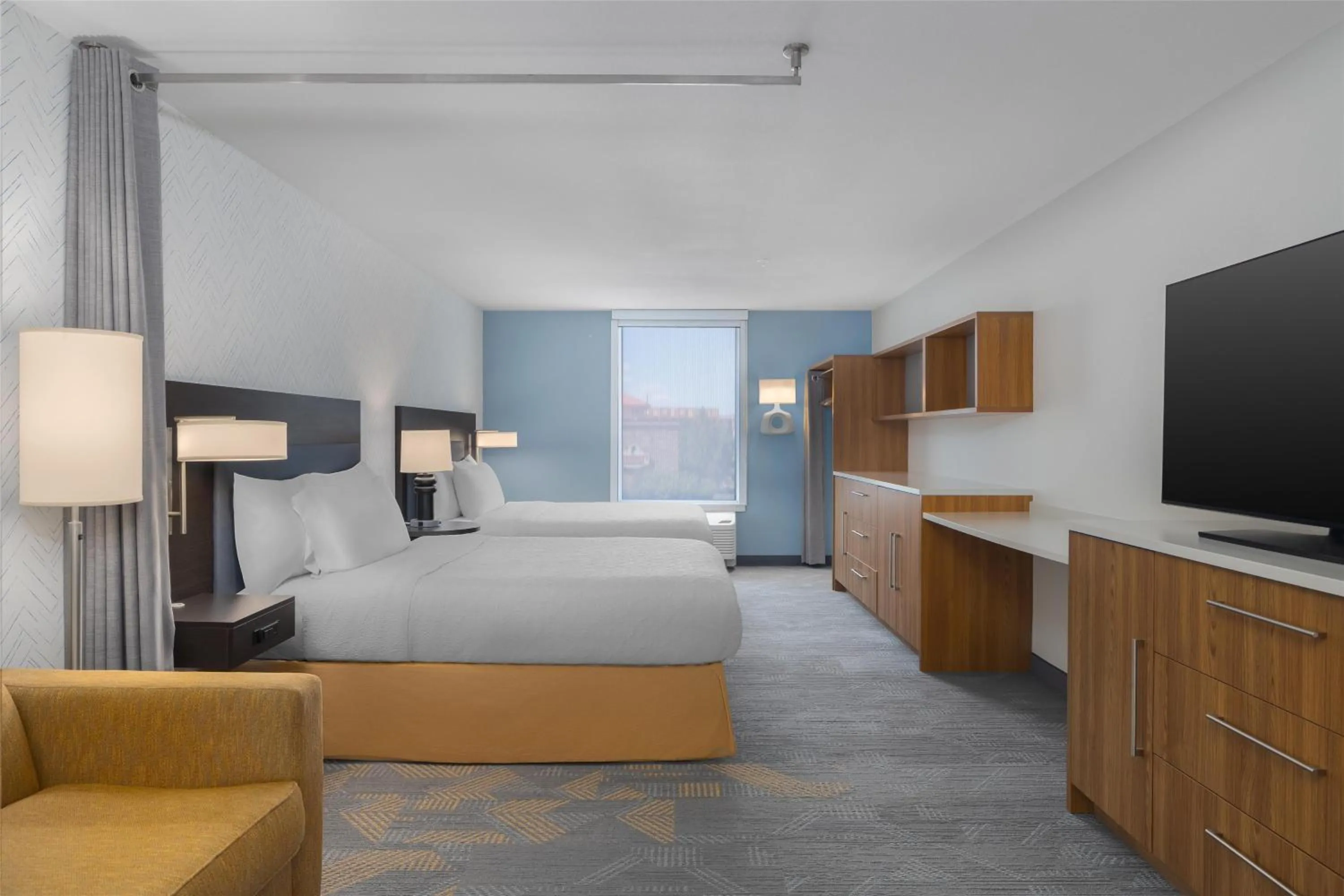 Bed in Home2 Suites by Hilton Idaho Falls