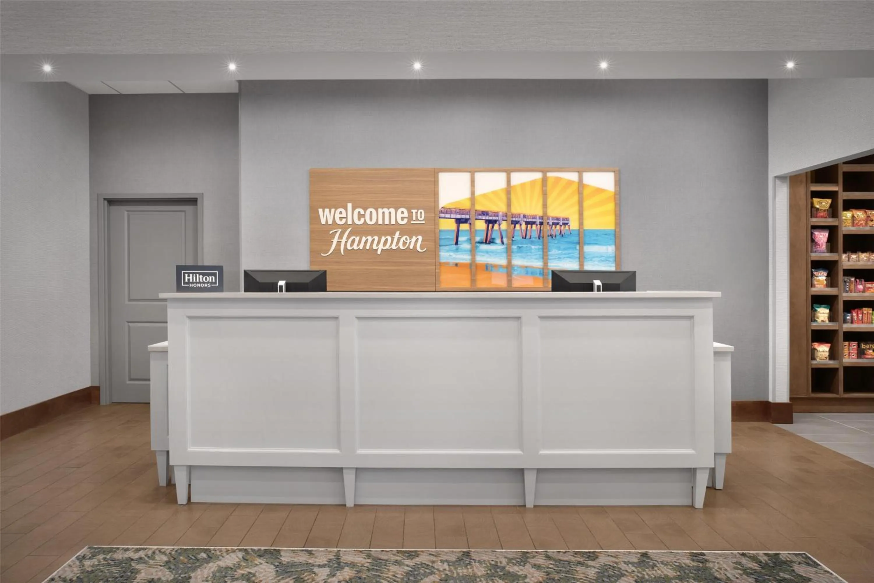 Lobby or reception in Hampton Inn and Suites by Hilton Vero Beach-Downtown