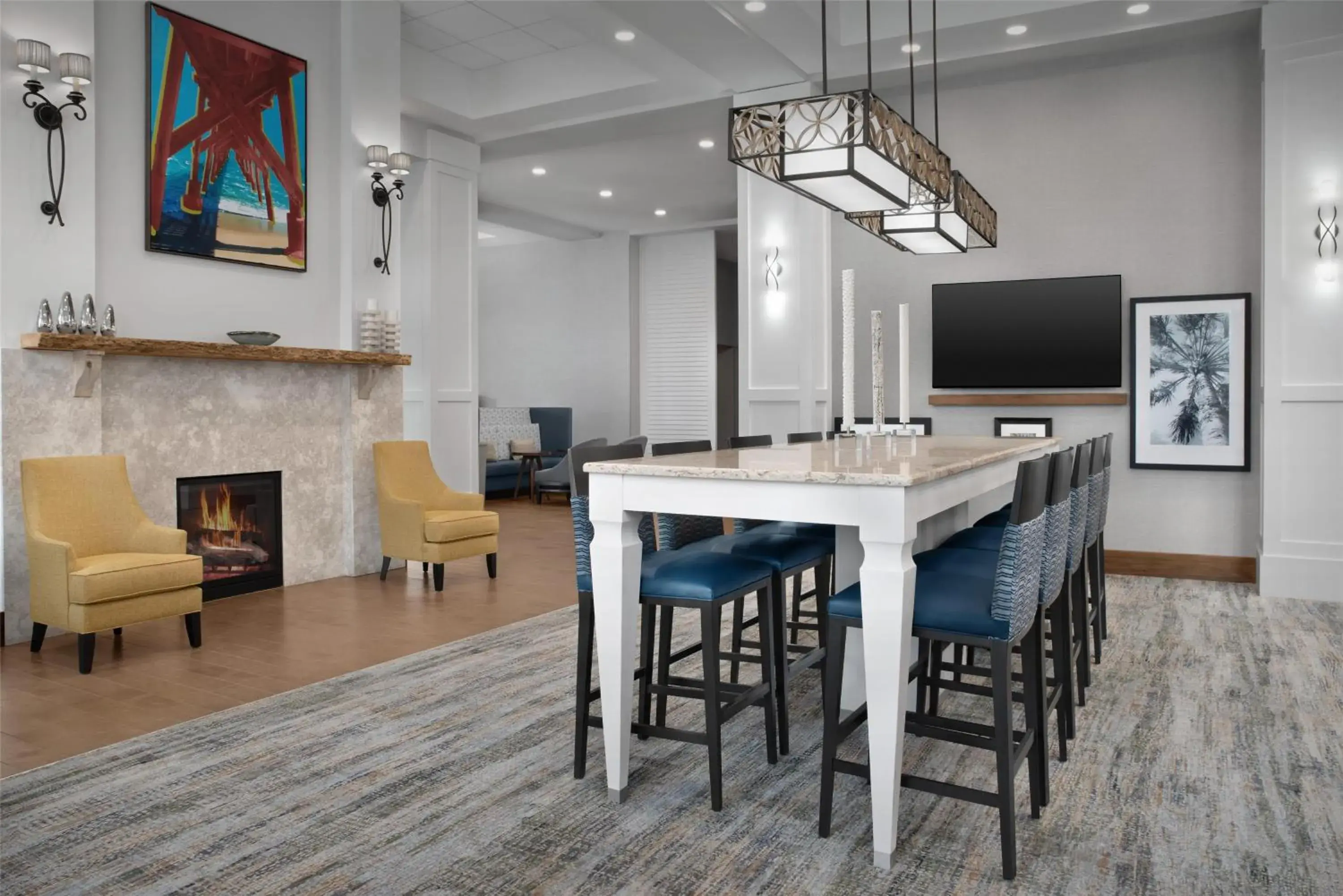 Lobby or reception in Hampton Inn and Suites by Hilton Vero Beach-Downtown Lobby or reception in Hampton Inn and Suites by Hilton Vero Beach-Downtown