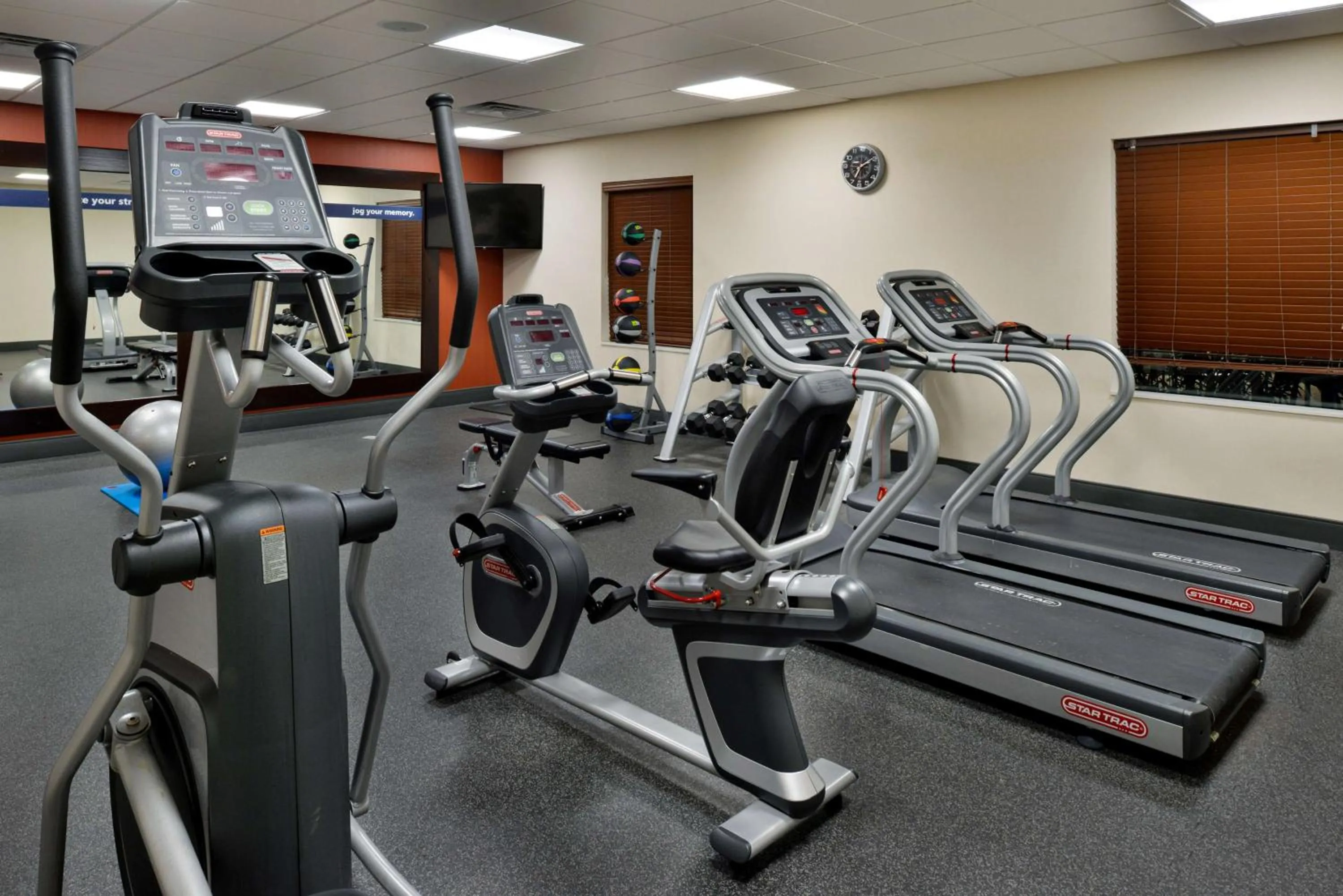 Fitness centre/facilities in Hampton Inn and Suites Hutto
