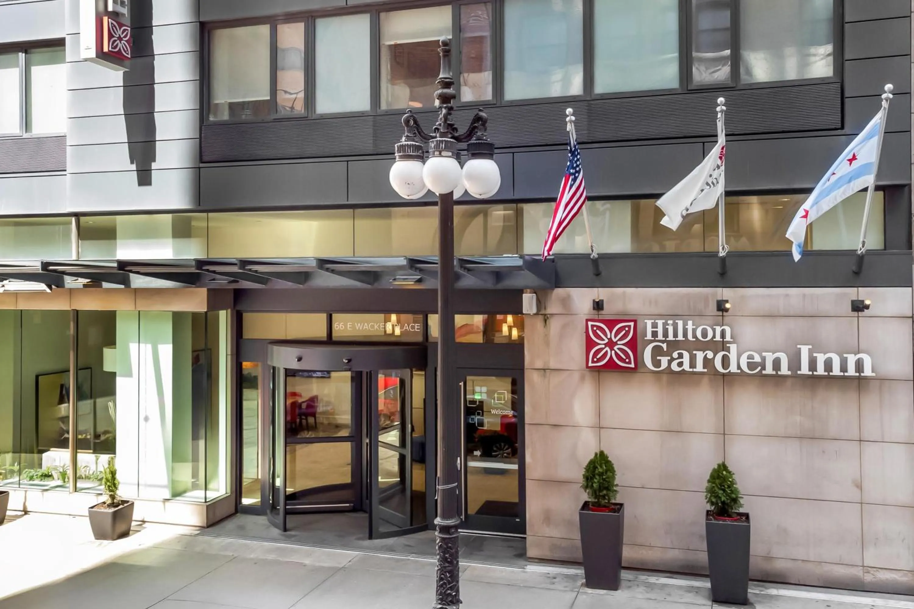 Property building in Hilton Garden Inn Chicago Downtown Riverwalk