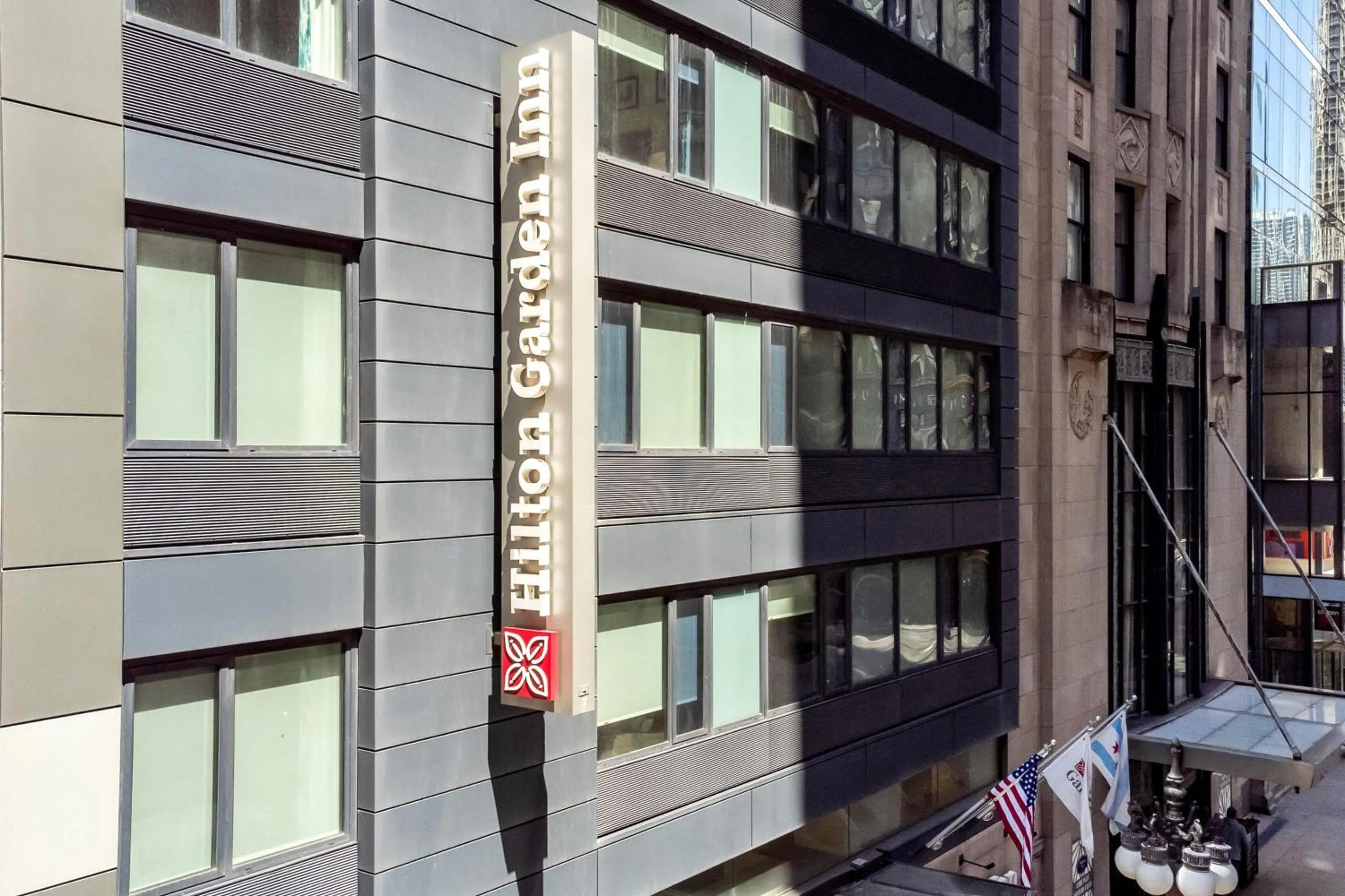 Property building in Hilton Garden Inn Chicago Downtown Riverwalk
