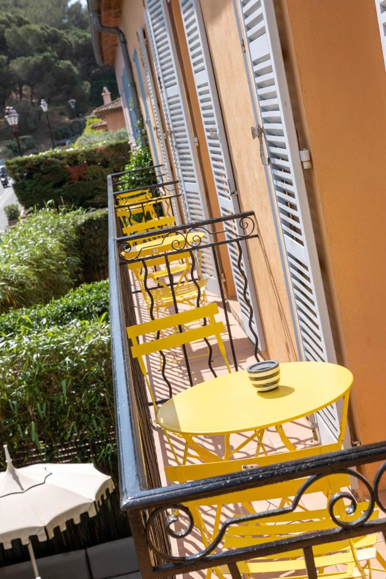 Balcony/Terrace in Hôtel Le Y