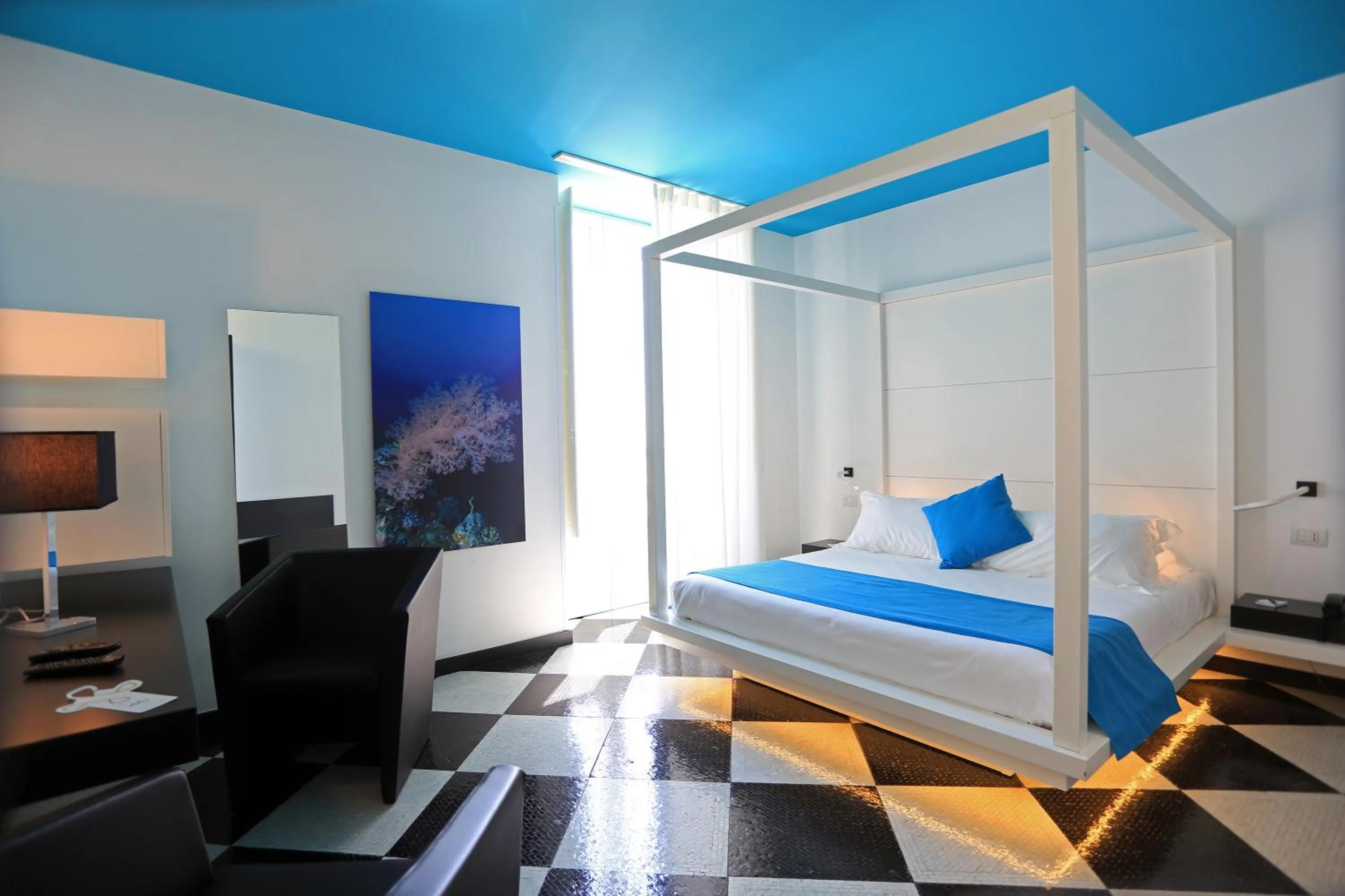 Bed in Zafran Boutique Hotel