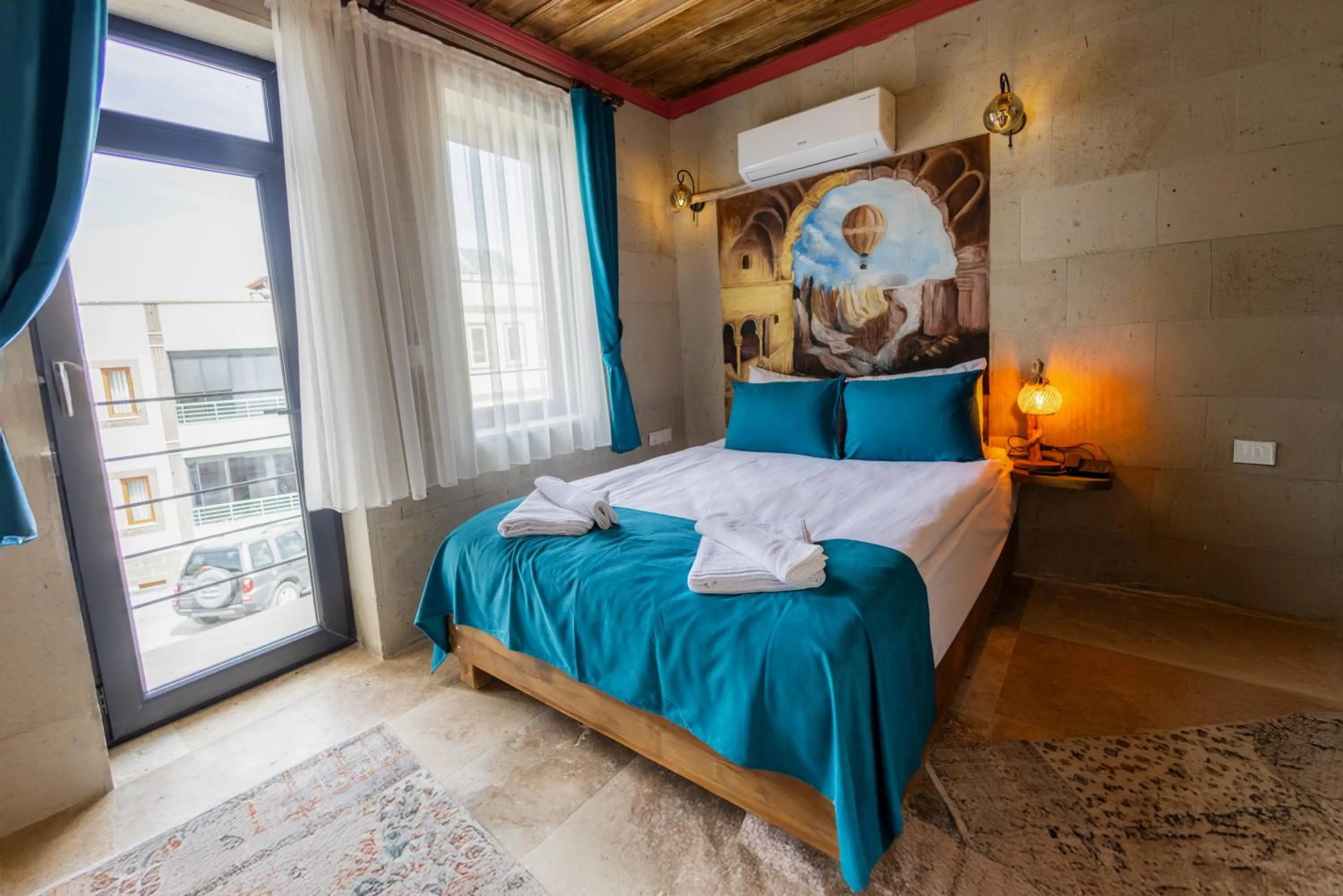 Bed in Rio Cappadocia Hotel