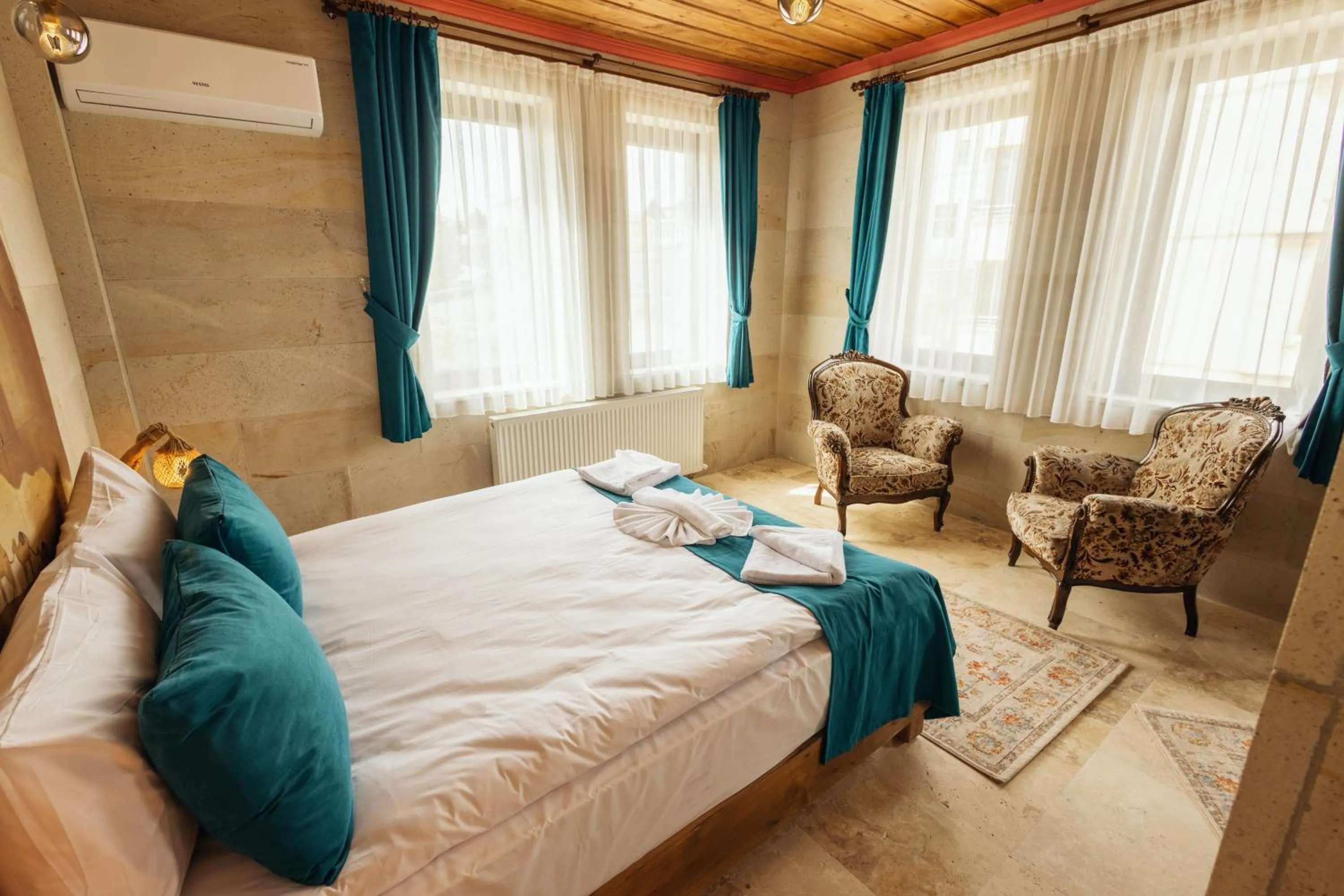 Bed in Rio Cappadocia Hotel