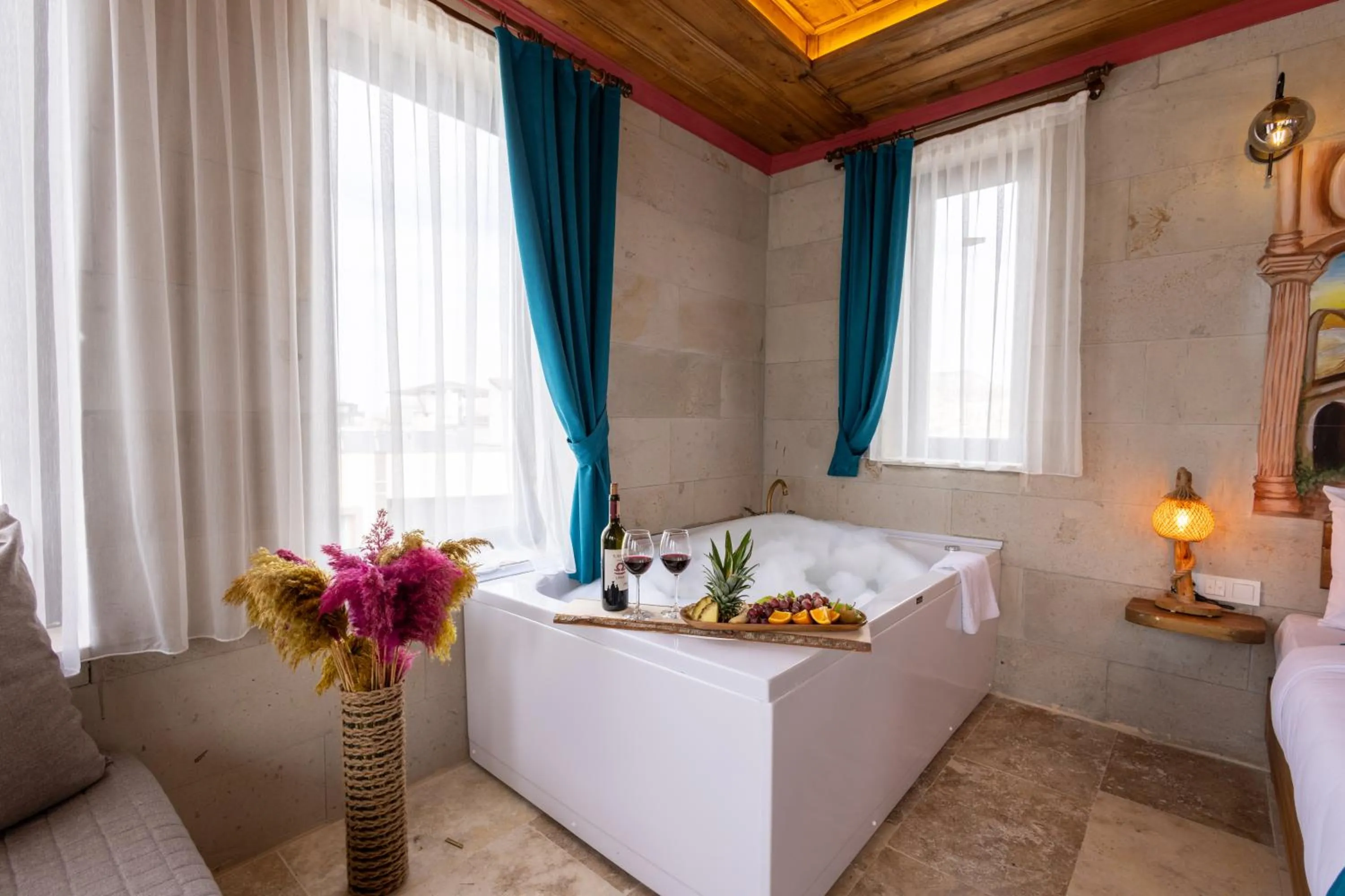 Bed in Rio Cappadocia Hotel